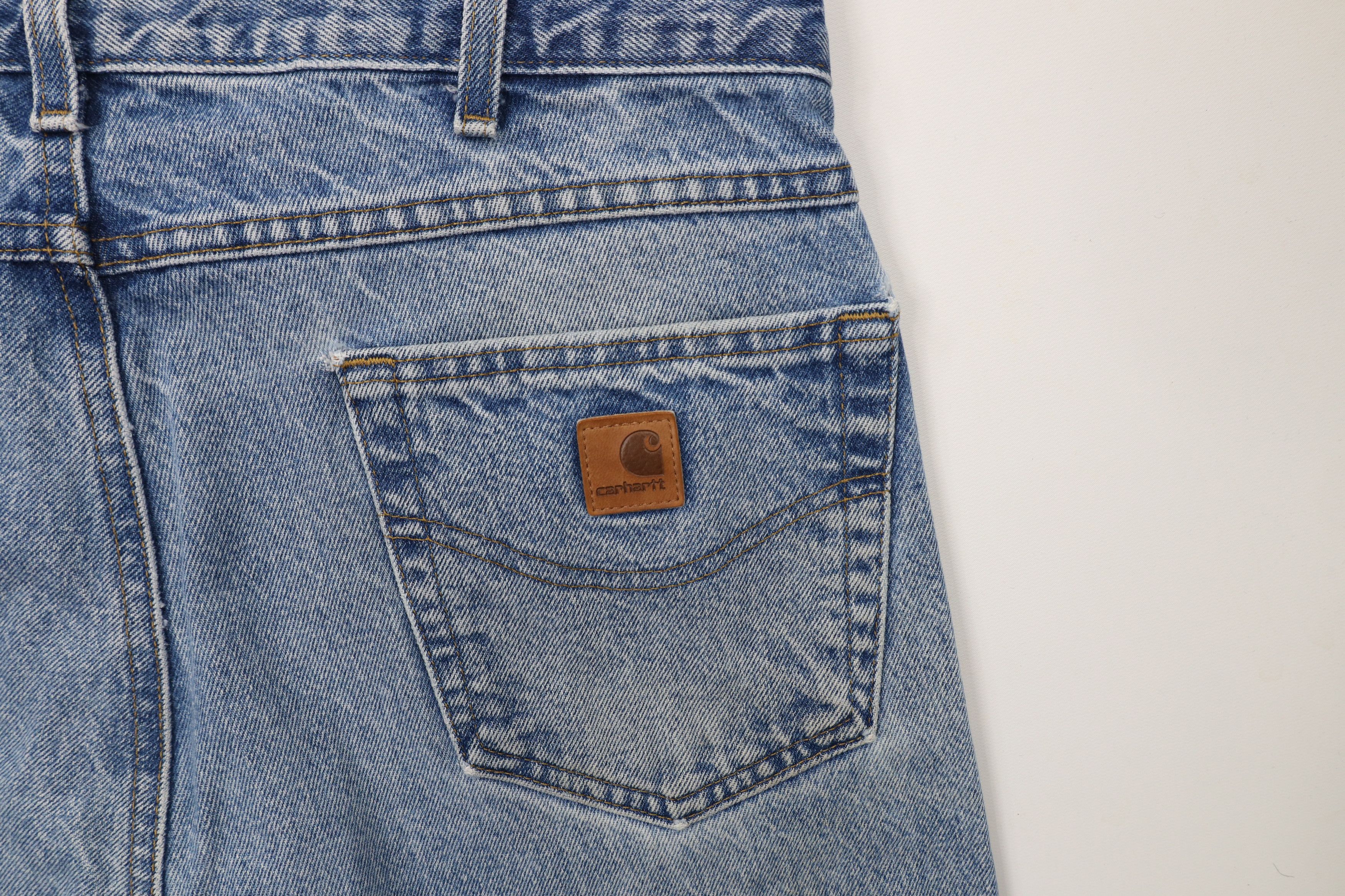 Carhartt Vintage Carhartt Spell Out Relaxed Fit Denim Jeans Blue Size US 36 / EU 52 - 13 Thumbnail