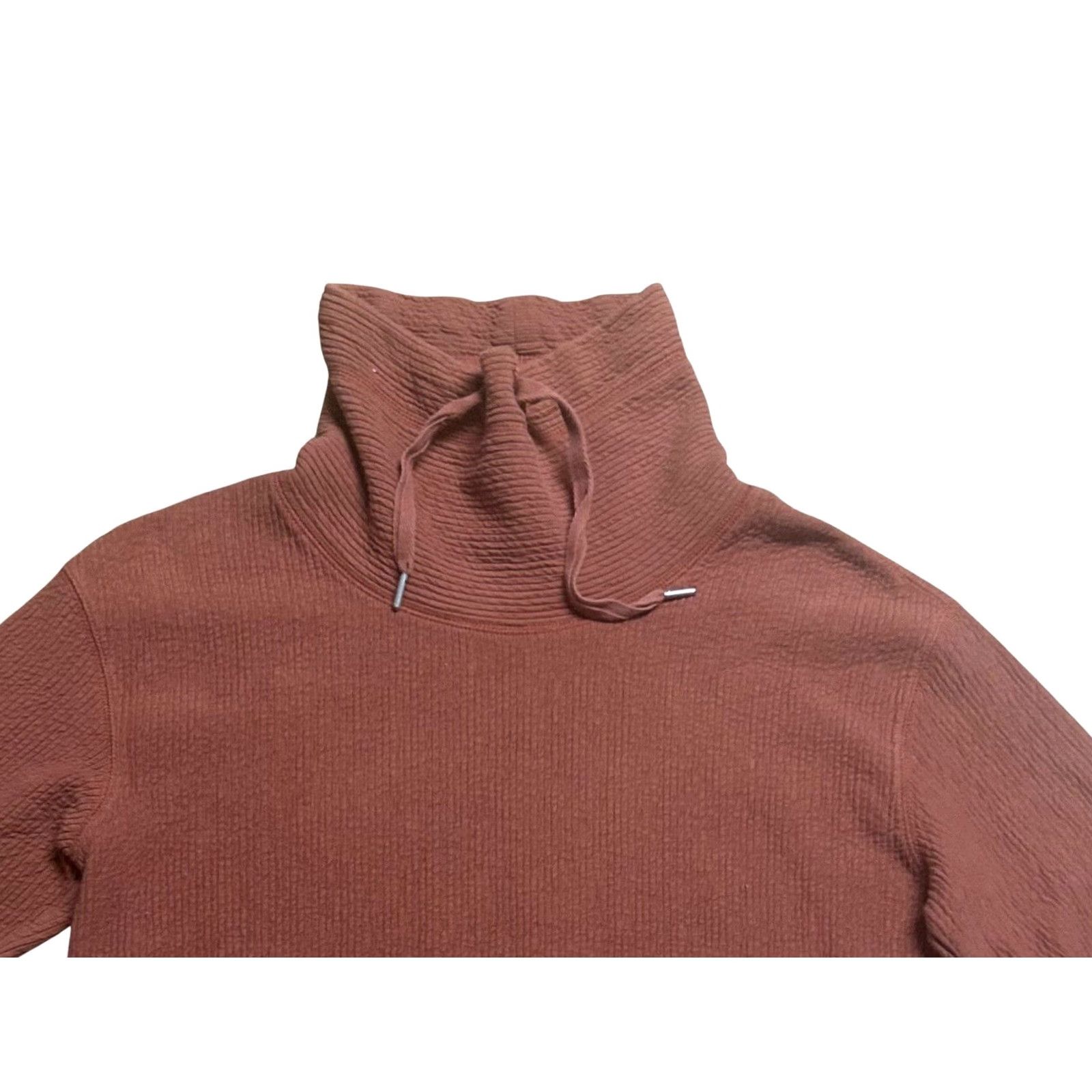 Orvis Orvis Cowl Neck Pullover Sweatshirt Long Sleeve Orange Pocket Women’s Small Sweatshirt, Orange, Pocket, ORVIS, Women, Small Size S / US 4 / IT 40 - 5 Thumbnail