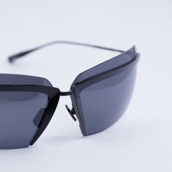 Valentino Valentino V-LURE VLS-130A Sunglasses Shiny Black Square Size ONE SIZE - 4 Thumbnail