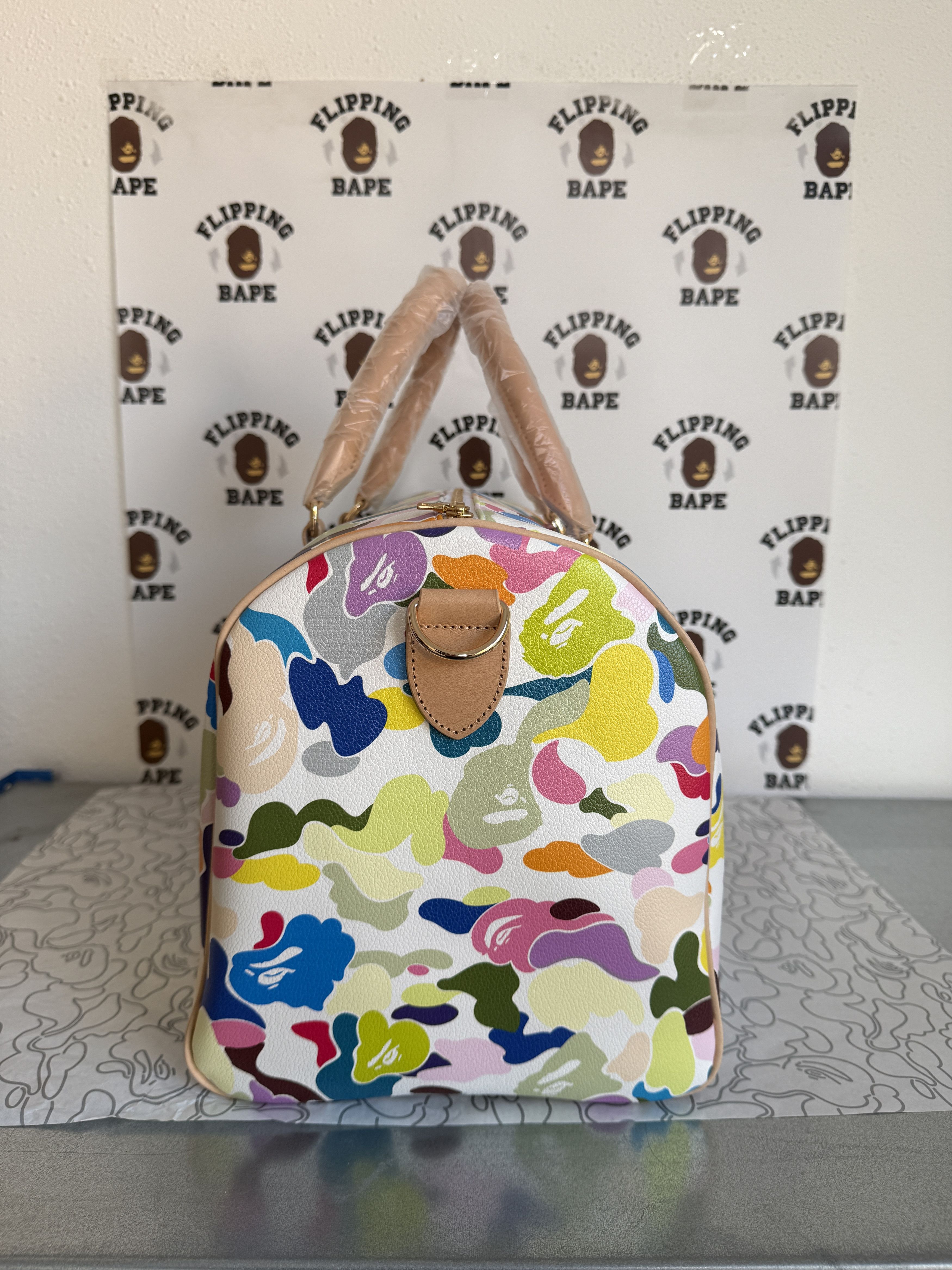 Bape MULTI CAMO BOSTON BAG Size ONE SIZE - 5 Thumbnail