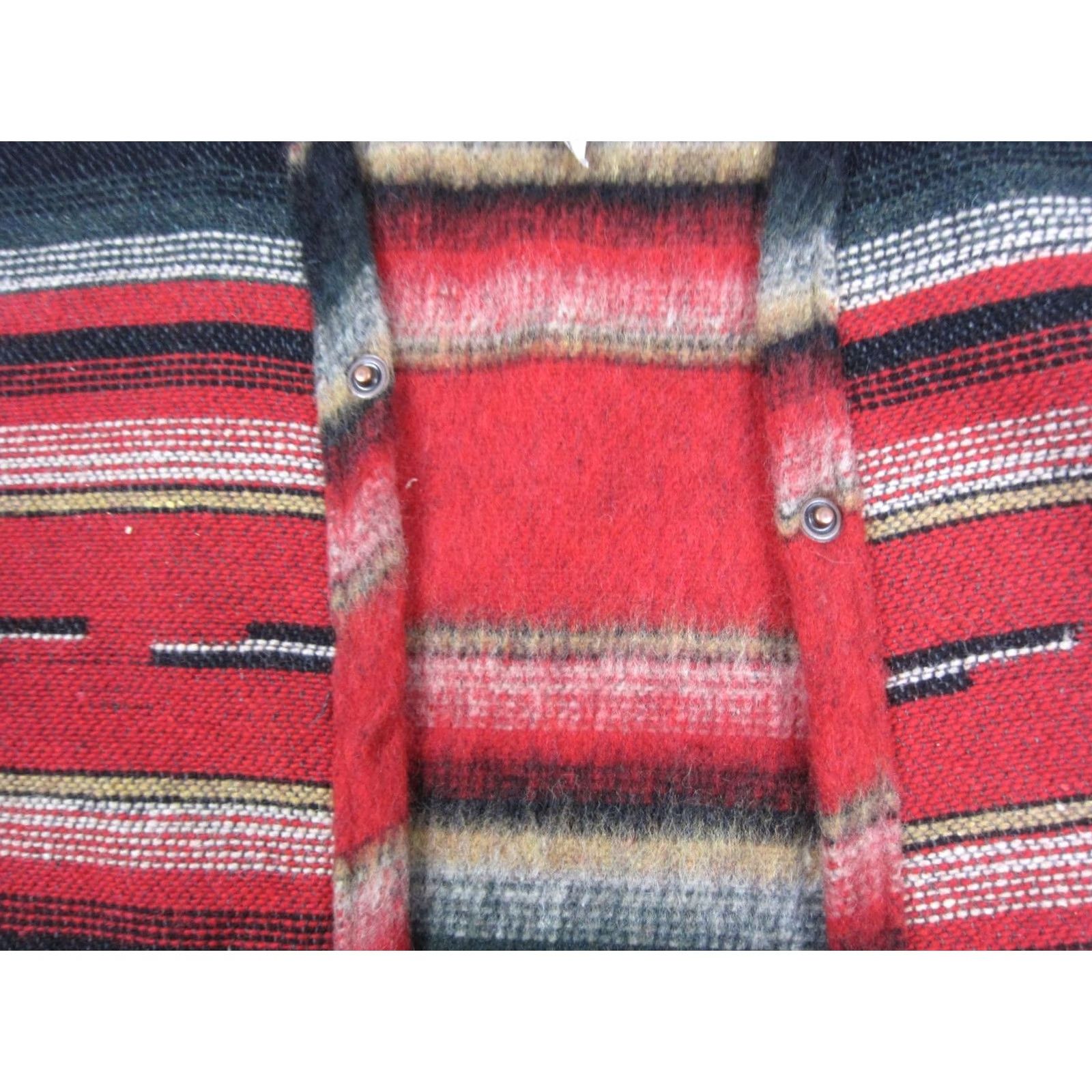 Vintage VINTAGE International Denim Vest Mens M Red Aztec 90s Snap Shirt Size US M / EU 48-50 / 2 - 2 Thumbnail
