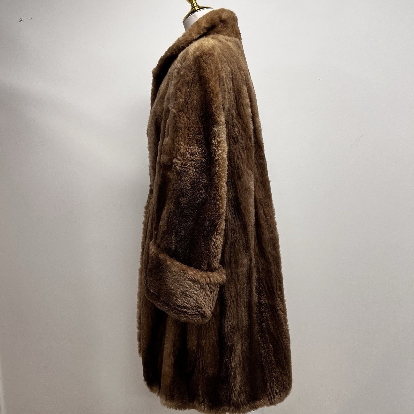 Other 50s Gittelmans Sons Beaver Fur Coat Brown Size M / US 6-8 / IT 42-44 - 2 Thumbnail
