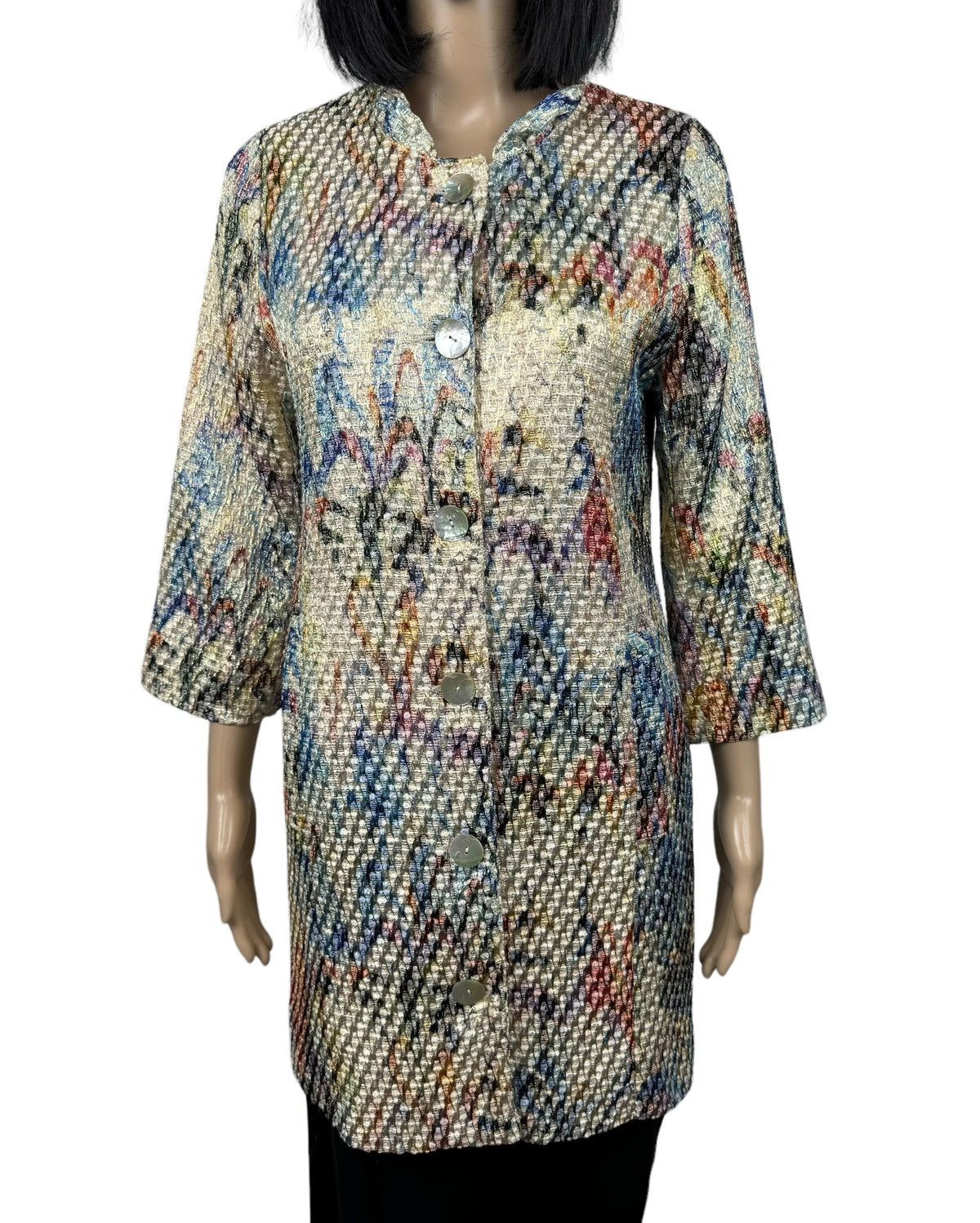 Other James Lakeland Multicolor Structured Coat Viscose size 42 Size M / US 6-8 / IT 42-44 - 2 Thumbnail