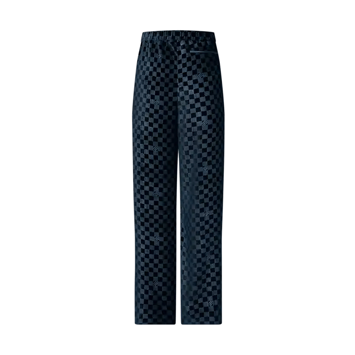 Louis Vuitton Silk-Blend Velvet Evening Pyjama Trousers - 52 L Size 52L - 4 Thumbnail