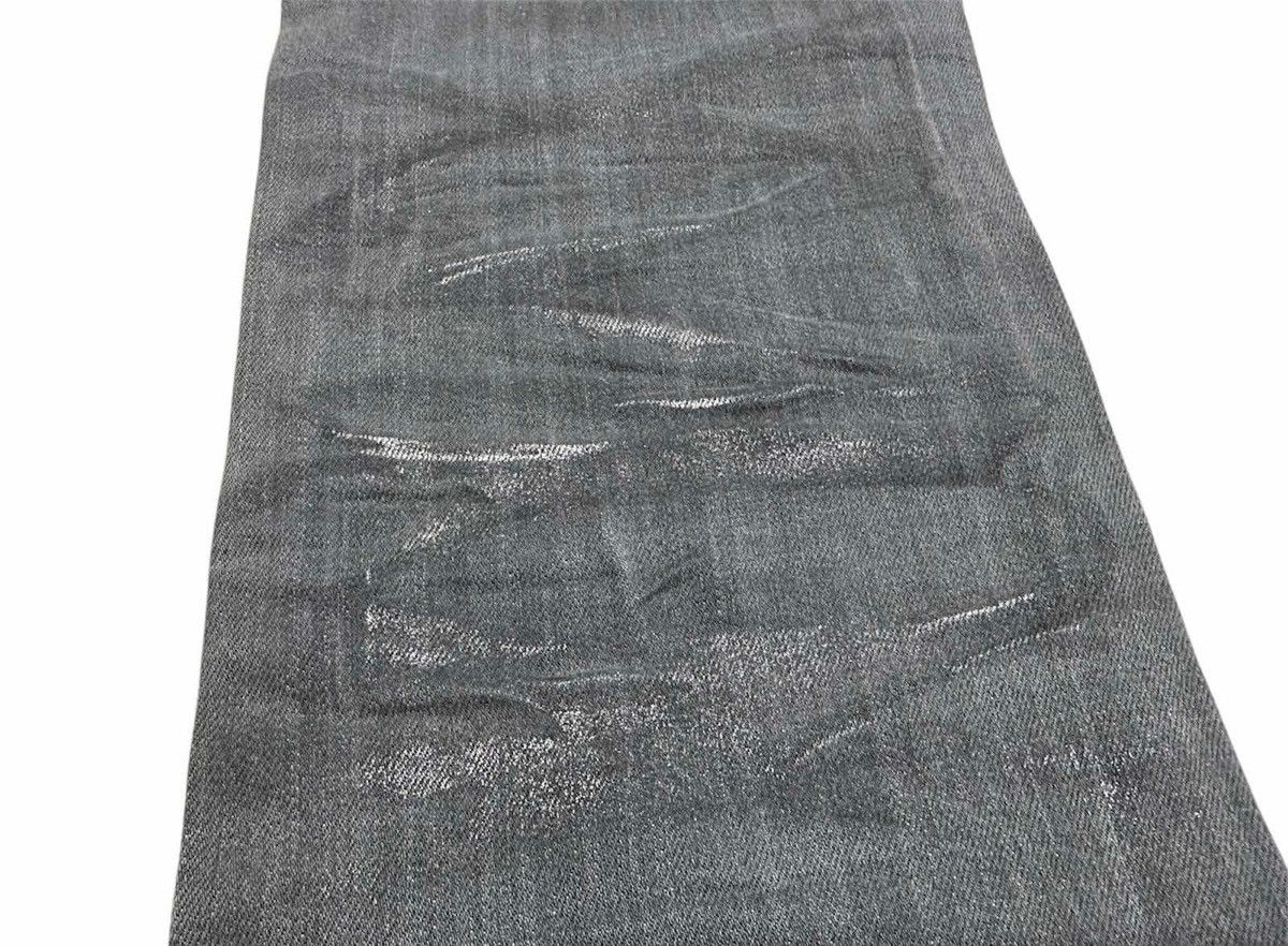 If Six Was Nine × Le Grande Bleu (L.G.B.) × Tornado Mart 🔥Y2K Archived Tornado Mart Denim Charcoal Mud Wash Glitter Size US 30 / EU 46 - 11 Thumbnail