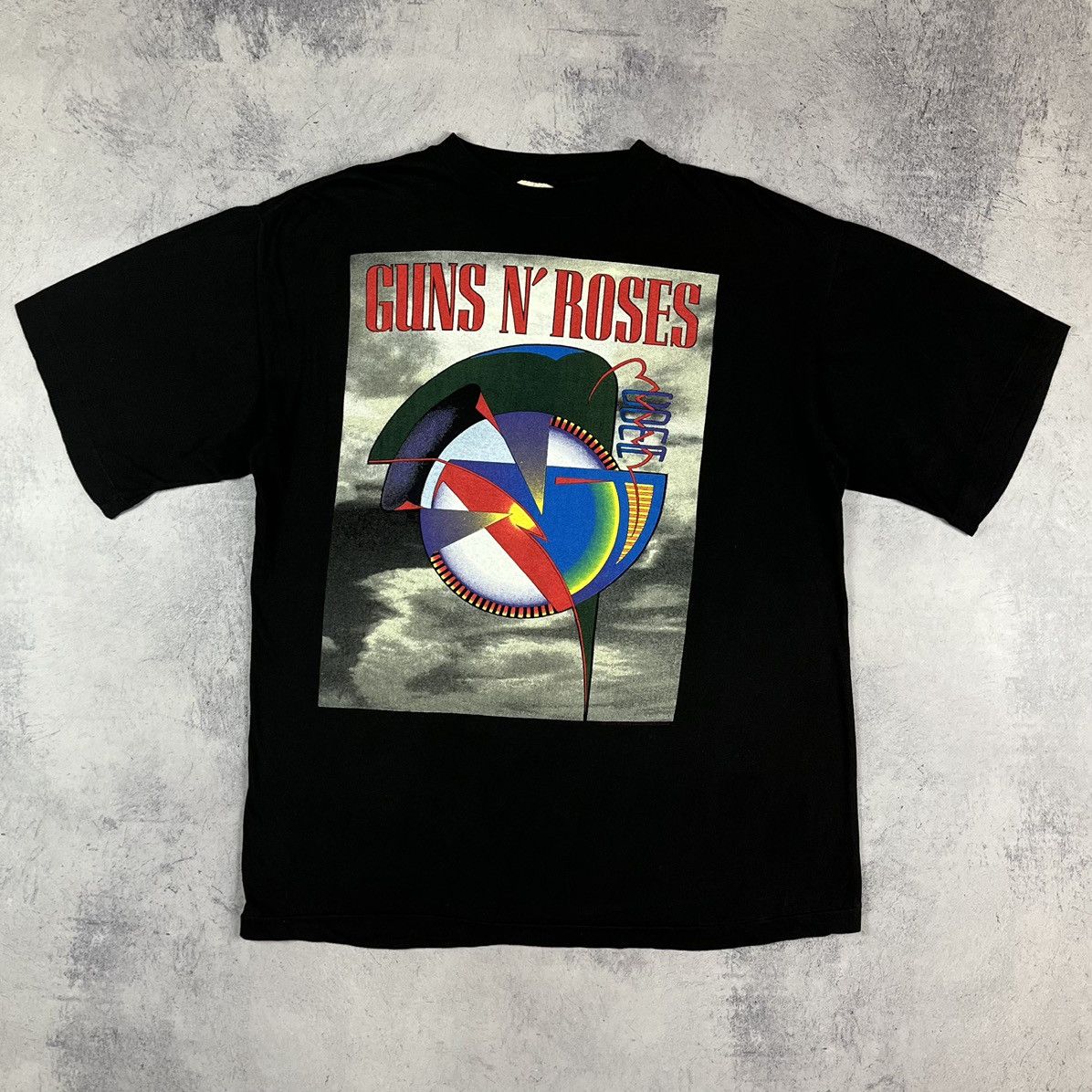 Band Tees × Vintage Vintage Guns N Roses rare Coma Tour rock band tee 1992 Size US L / EU 52-54 / 3 - 2 Thumbnail