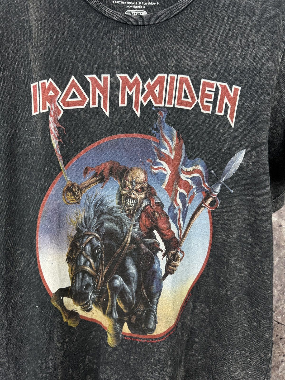 Iron Maiden Men’s Iron Maiden 2017 T-Shirt Music Rock Band Size Large Size US L / EU 52-54 / 3 - 5 Thumbnail