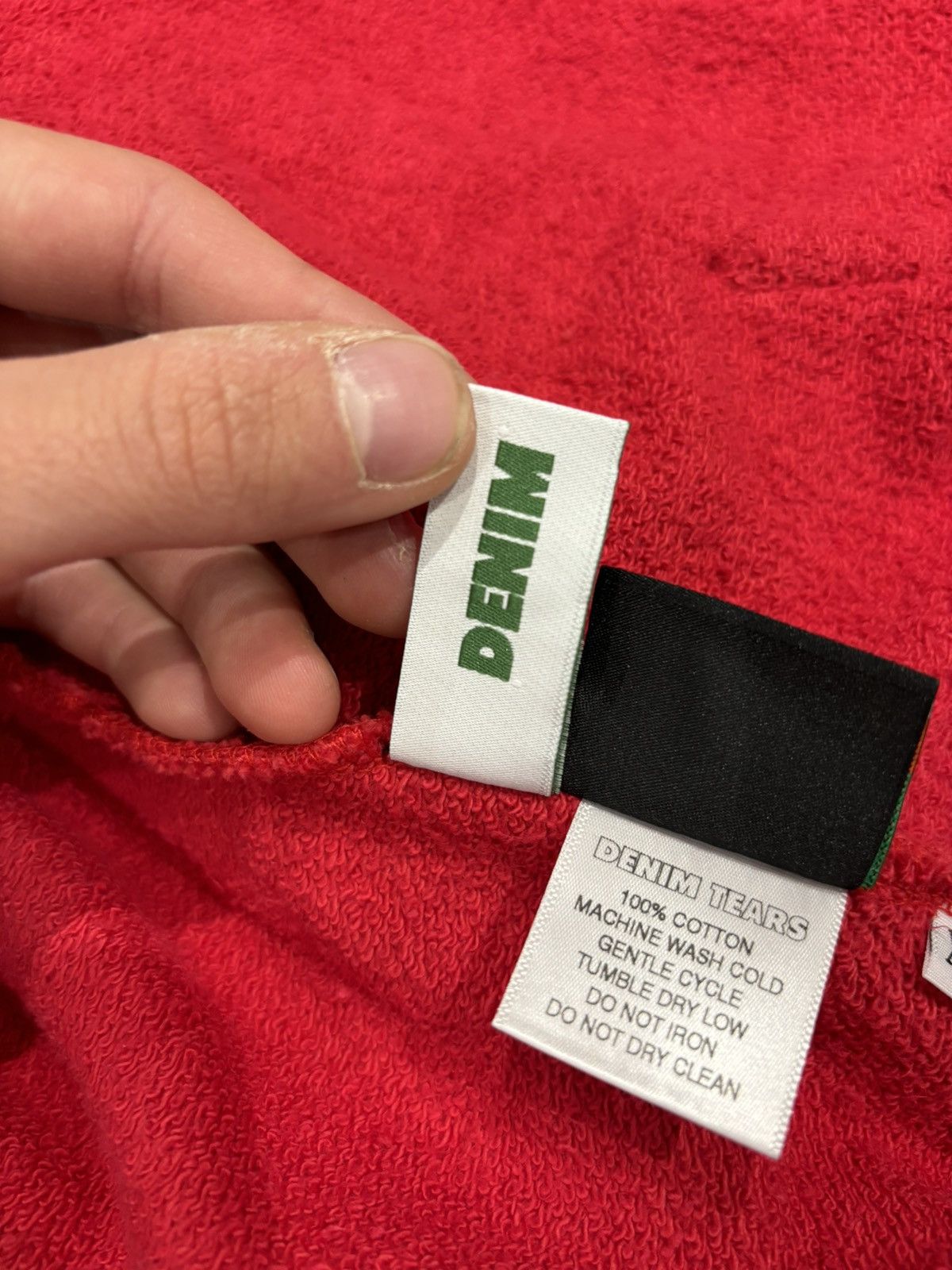 DENIM TEARS Denim Tears Denim University Zip Hoodie (SS24) Red Size US XL / EU 56 / 4 - 9 Thumbnail