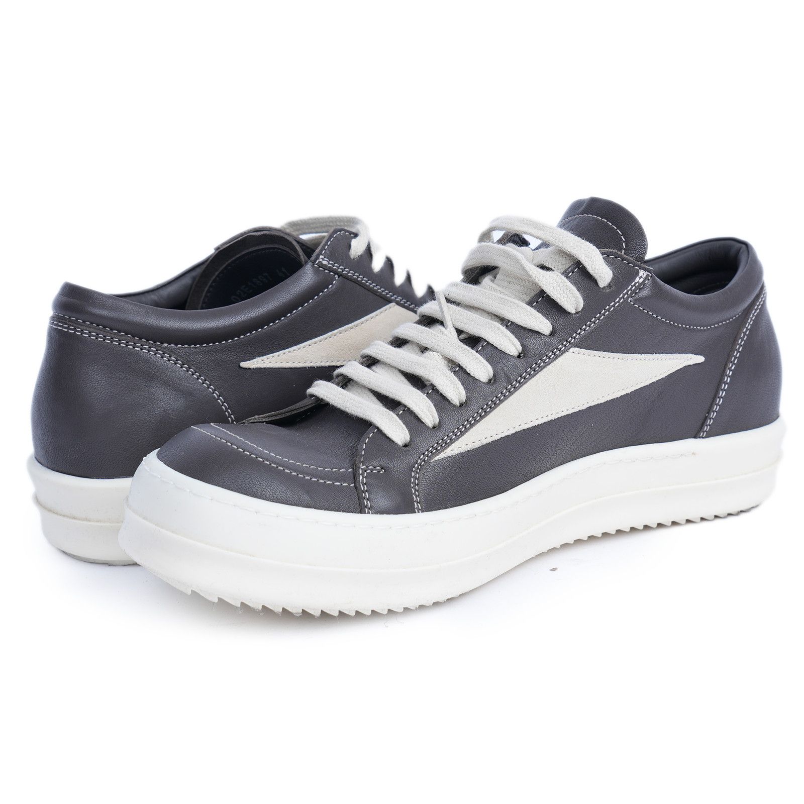 Rick Owens RICK OWENS BROWN MAINLINE VINTAGE SNEAKER Size US 9 / IT 39 - 3 Thumbnail