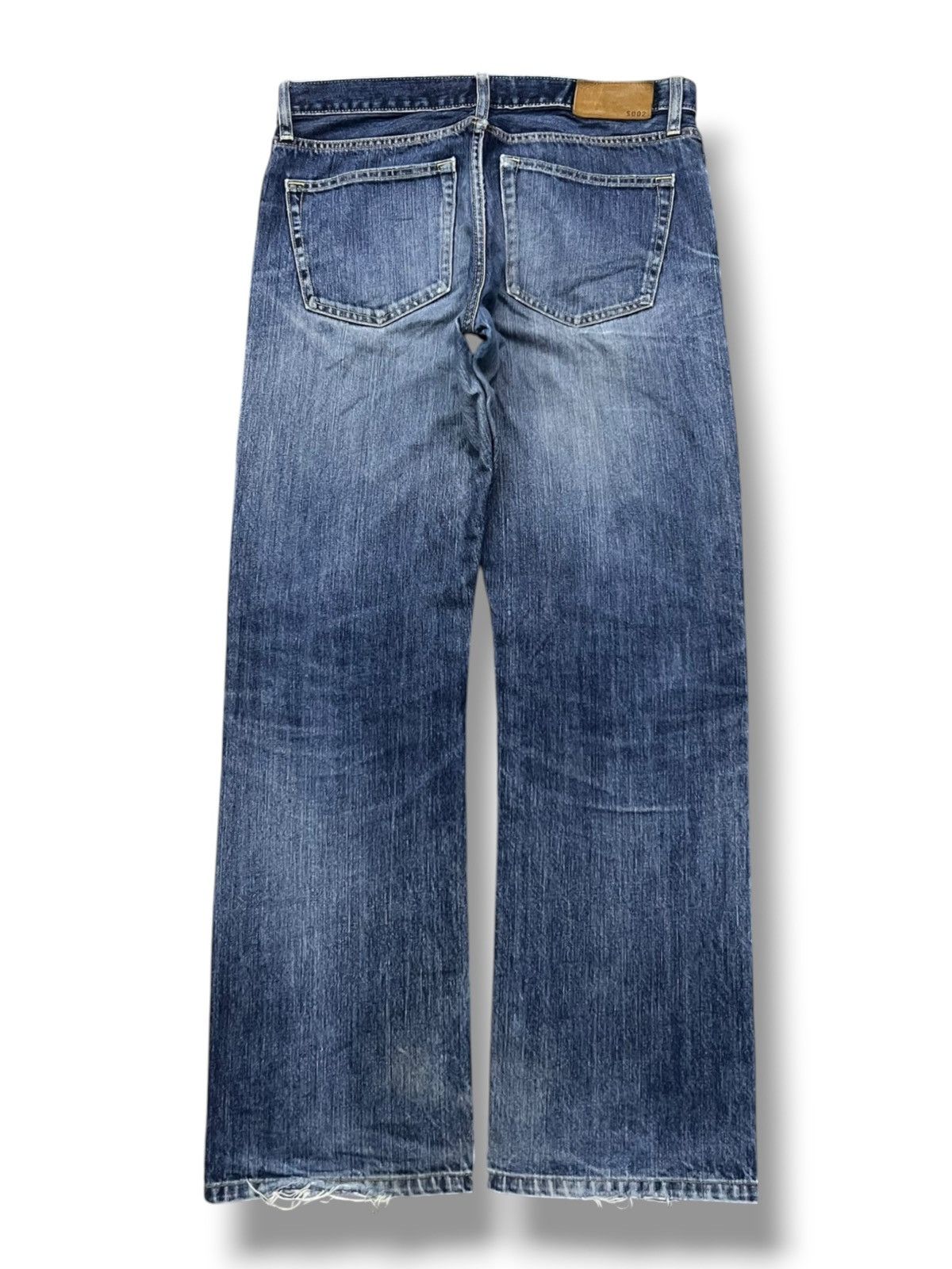 Uniqlo Vintage Uniqlo UJ S002 Japan - Faded Wash, Distressed Denim Size US 34 / EU 50 - 3 Thumbnail