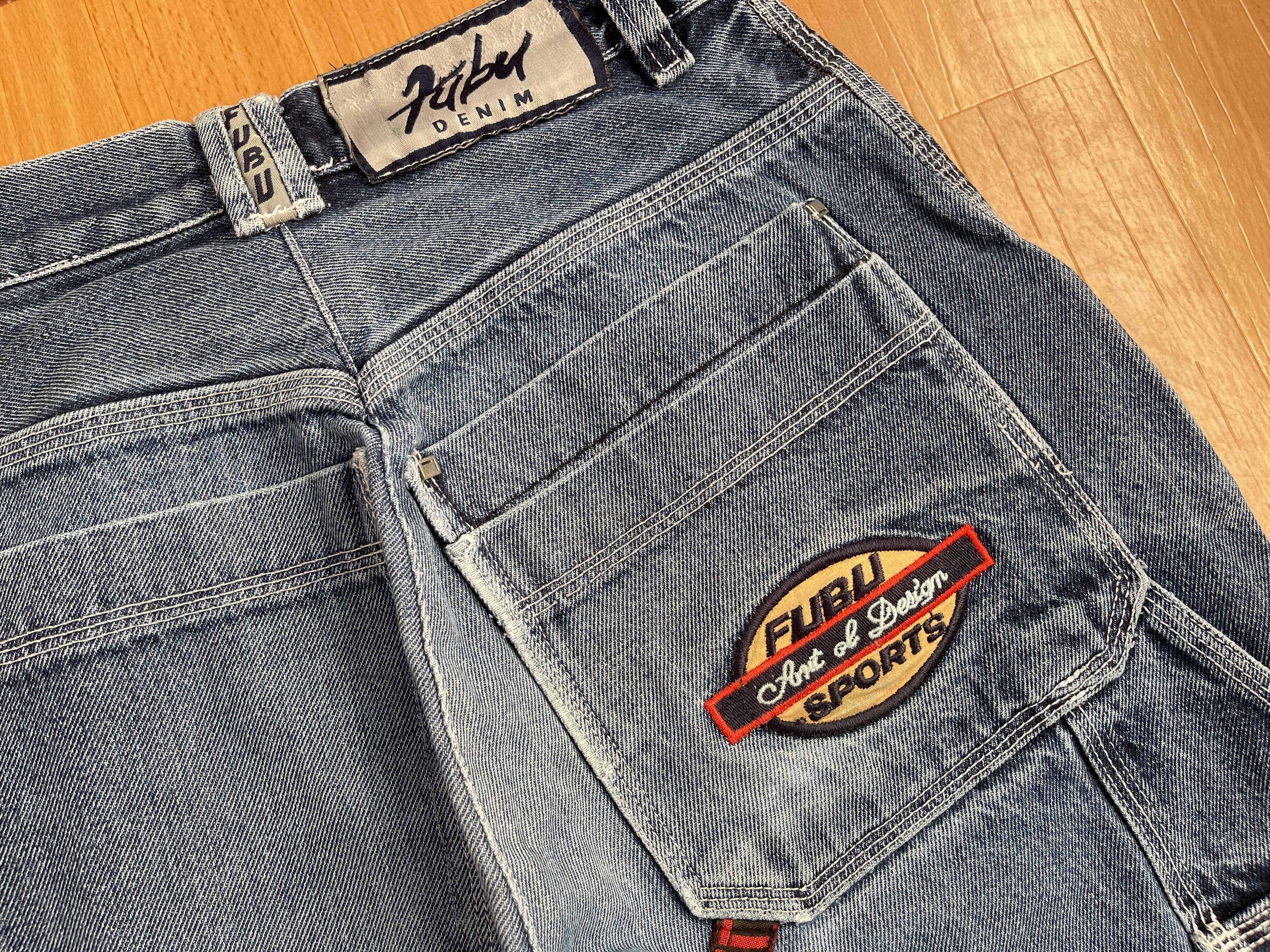 Fubu FUBU jeans, vintage baggy jeans, 90s hip hop skater Y2K 30 Size US 30 / EU 46 - 7 Thumbnail