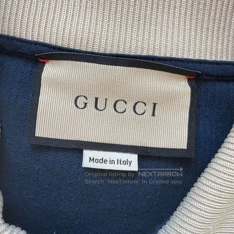 Gucci Guicci Blue striped wide-edge polo short sleeve Size US M / EU 48-50 / 2 - 3 Thumbnail
