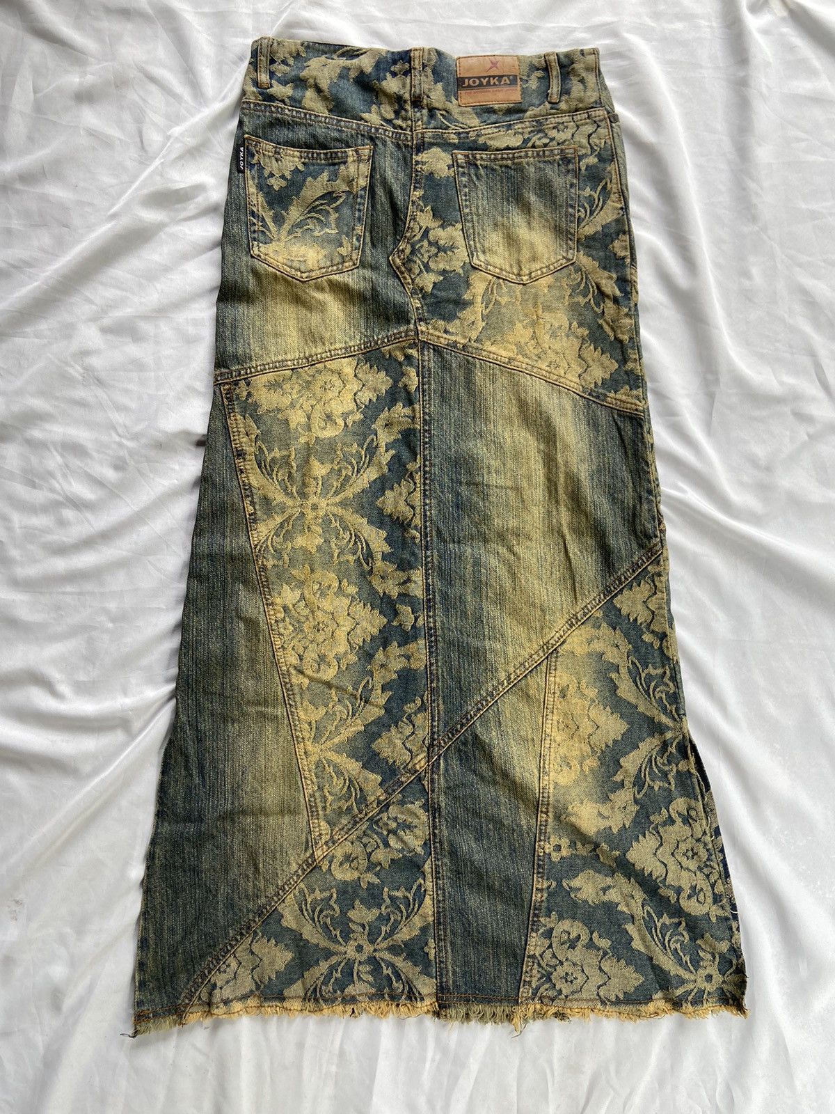 Japanese Brand JOYKA FLOWERS HANDMADE LONG SKIRT PANTS Size 28" / US 6 / IT 42 - 2 Thumbnail