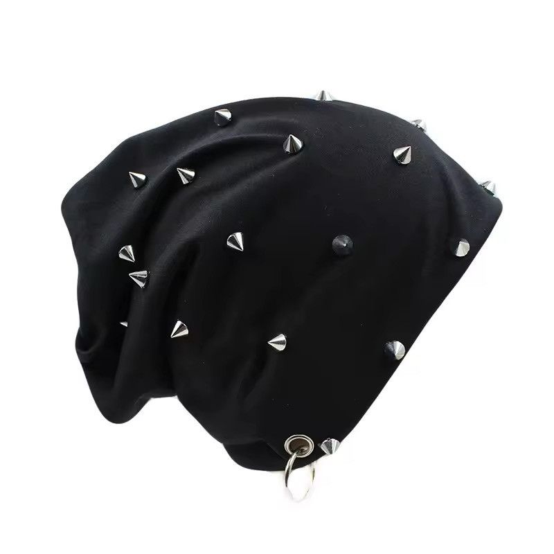 Japanese Brand Fashion Rivet Hoop Hat Beanie Unisex Size ONE SIZE - 1 Thumbnail