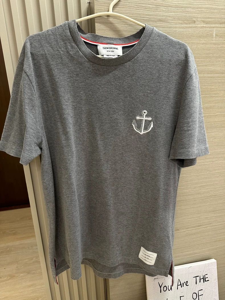 Thom Browne Thom browne New anchor short sleeves 2504-Nextarrow Size US L / EU 52-54 / 3 - 1 Thumbnail