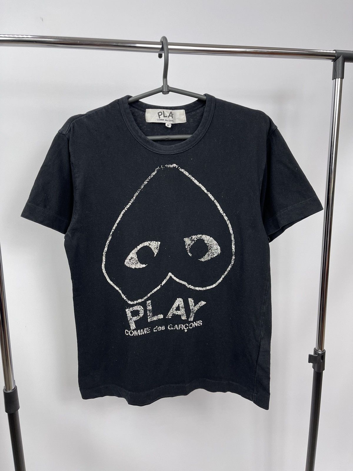 Comme des Garcons COMME des GARCONS Play Black Play T-Shirt Size M Big Logo Size US M / EU 48-50 / 2 - 1 Thumbnail