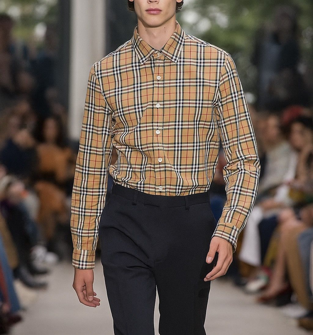 Burberry Burberry Somerton Nova Check Long Sleeve Shirt Men's Small Size US M / EU 48-50 / 2 - 1 Thumbnail