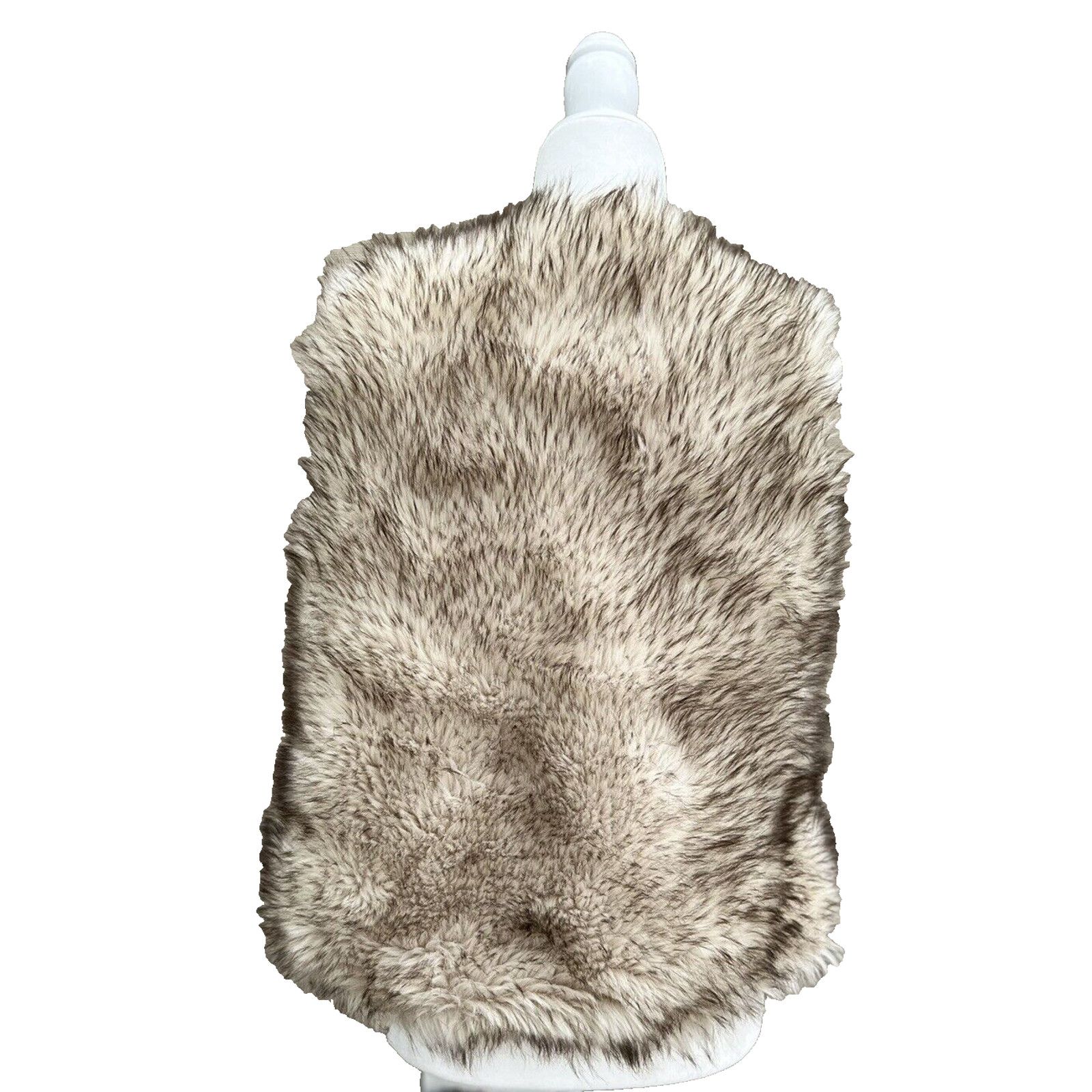 BB Dakota BB Dakota Women's Vest Faux Fur Sleeveless Jacket A000222 Size M / US 6-8 / IT 42-44 - 3 Thumbnail