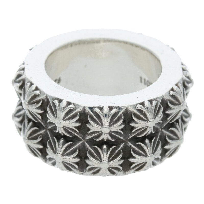 Chrome Hearts Chrome Hearts Pete Punk Double Row Silver Ring Size ONE SIZE - 2 Thumbnail