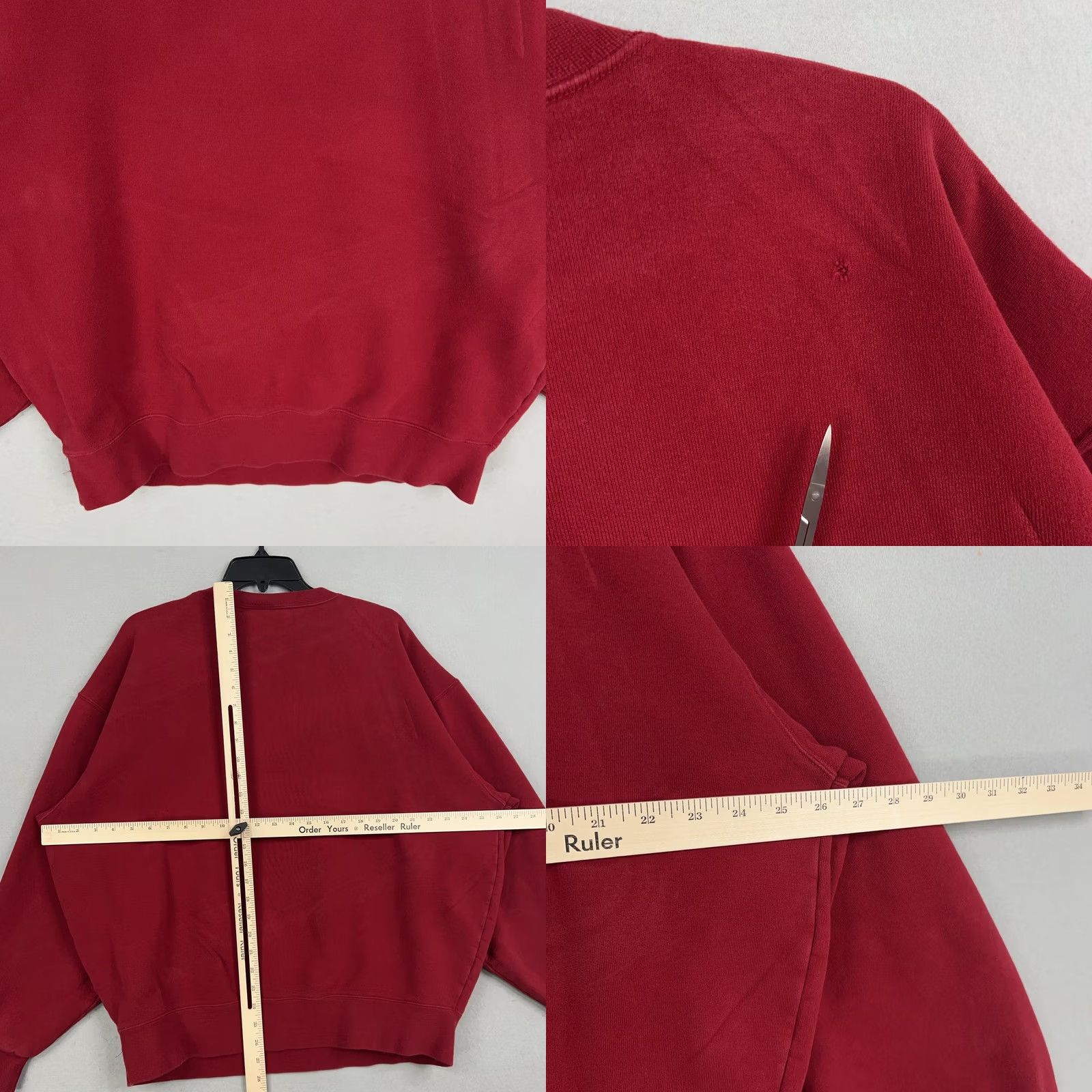 Russell Athletic VINTAGE Russell Sweatshirt Mens XL Red Crewneck Pro Cotton Embroidered Russell Athletic Sweatshirt Men XL Red Embroidered Cotton Pro Nike Size US XL / EU 56 / 4 - 8 Thumbnail