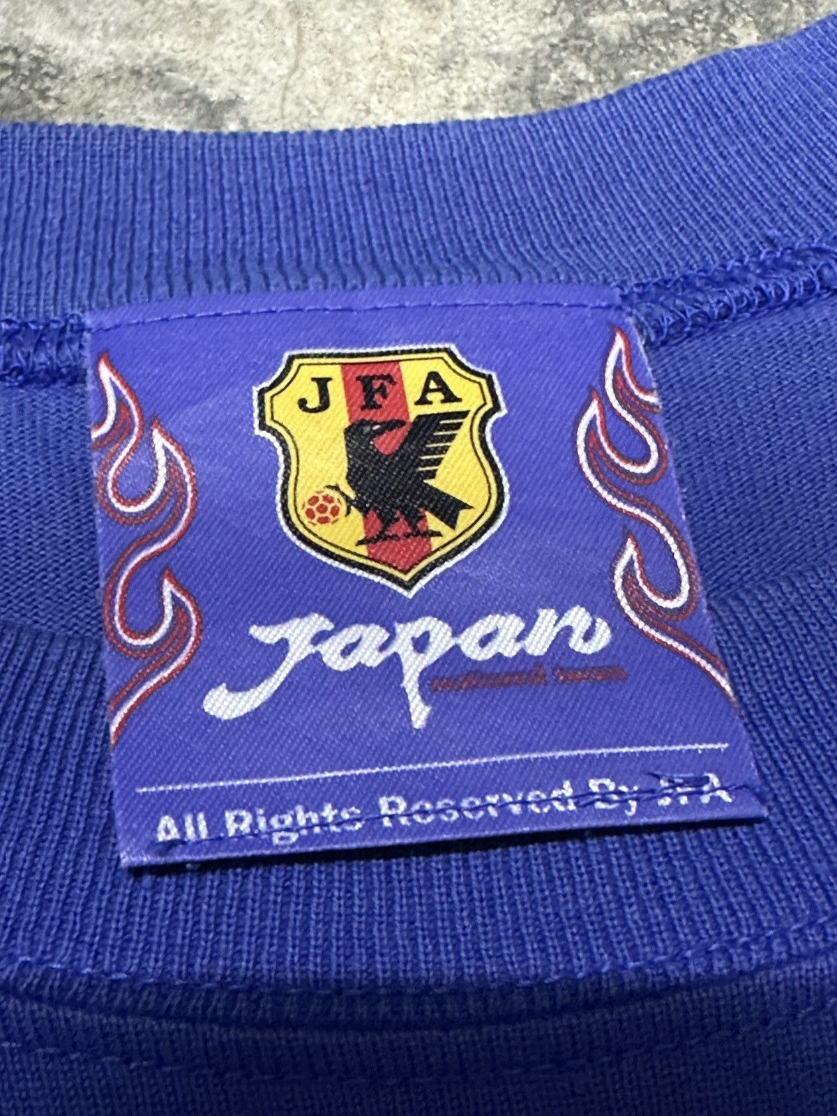 Japanese Brand × Vintage Vintage 1996 Nanami Japan Football Association Tshirt Size US M / EU 48-50 / 2 - 14 Thumbnail