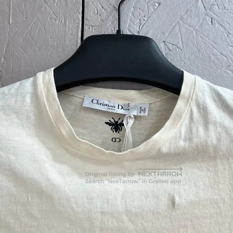 Dior Dior Yellow Cotton Graphic Women's T. Size M / US 6-8 / IT 42-44 - 4 Thumbnail