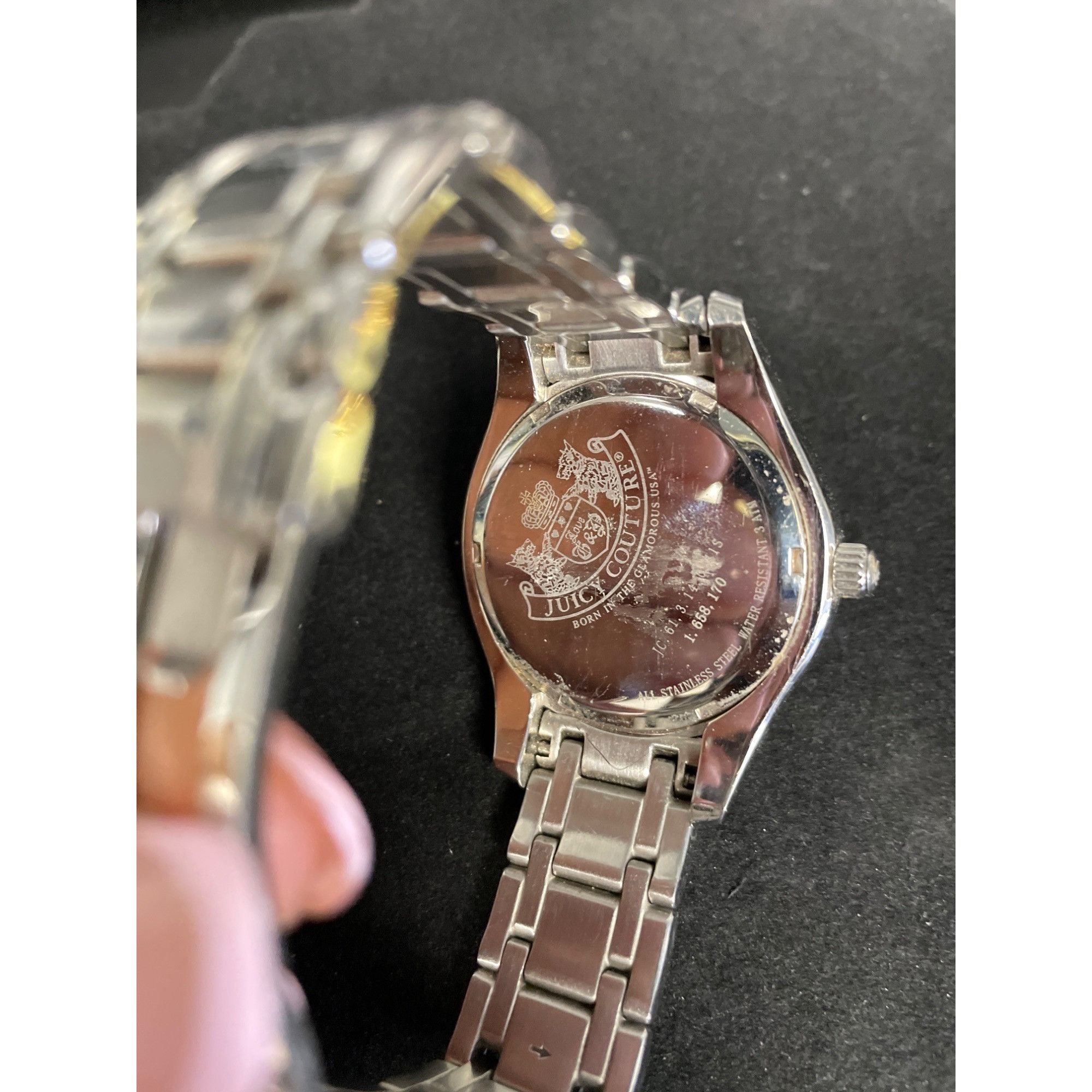 Juicy Couture Vintage Juicy Couture Women's Wristwatch Pink face 5.75" Sil Size ONE SIZE - 4 Thumbnail