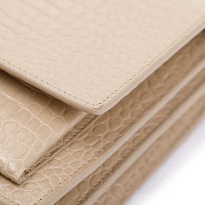 Saint Laurent Paris o1s1wg110125 442906 Size: OS / Medium Shoulder Bag in Beige Size ONE SIZE - 9 Thumbnail