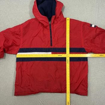 Tommy Hilfiger VTG Tommy Hilfiger Jacket Mens 2XL Red Blue Logo Nylon Zip Size US XXL / EU 58 / 5 - 5 Thumbnail
