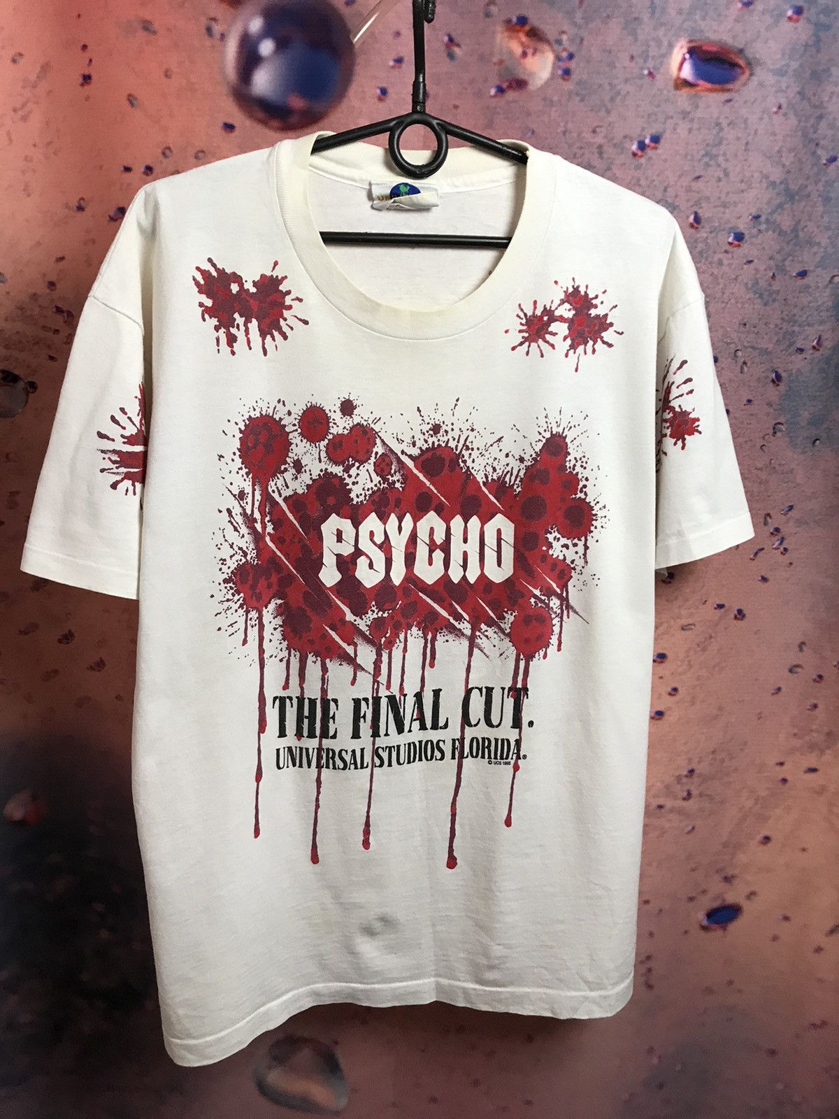 Universal Studios × Vintage Vintage 90s PSYCHO universal studios horror movie t shirt Size US L / EU 52-54 / 3 - 2 Thumbnail