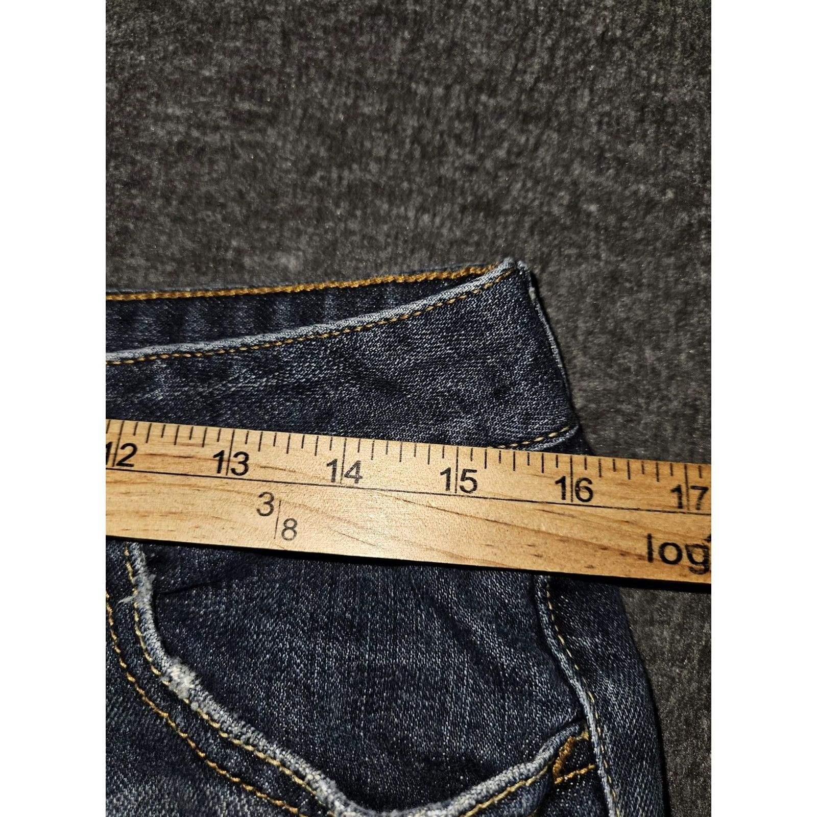 Gap GAP Flare Jeans Womens 10 Mid Rise Stretch Denim Bootcut Classic Pants 00's Size 32" / US 10 / IT 46 - 3 Thumbnail