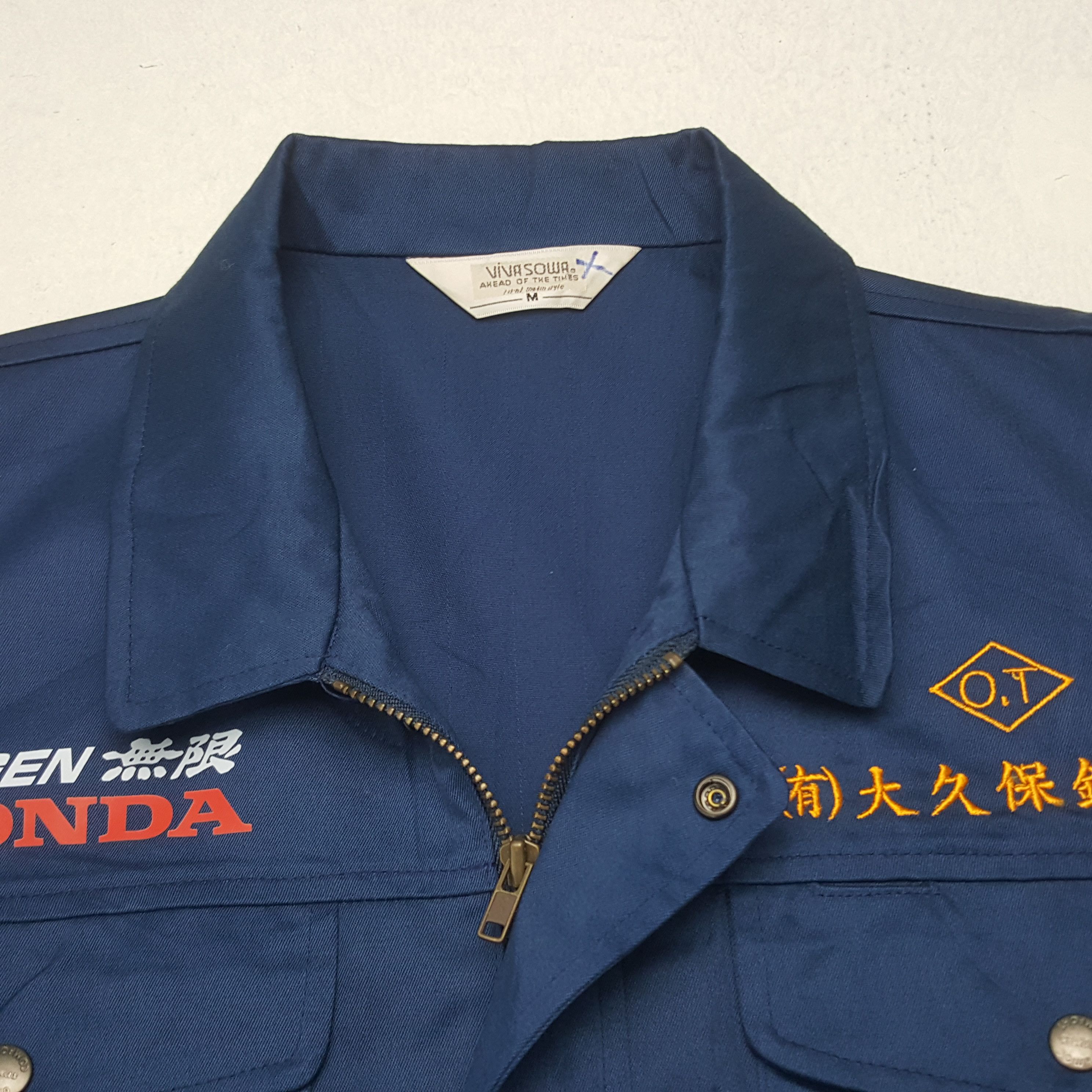 Honda × Vintage Vintage Mugen Honda Racing Custom Worker Uniform Jacket Size US S / EU 44-46 / 1 - 5 Thumbnail