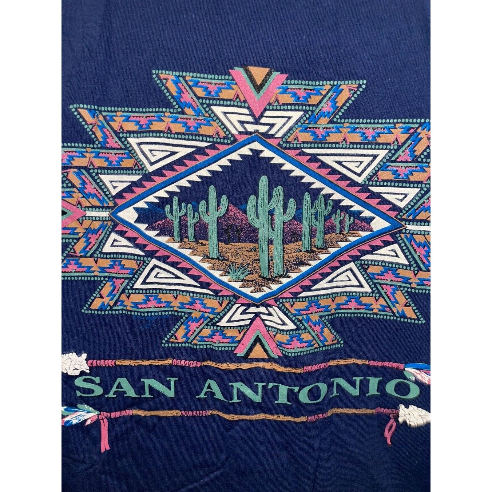 Vintage Vintage San Antonio Shirt H.L. Miller USA 90s Cactus Tee L Size US L / EU 52-54 / 3 - 2 Thumbnail