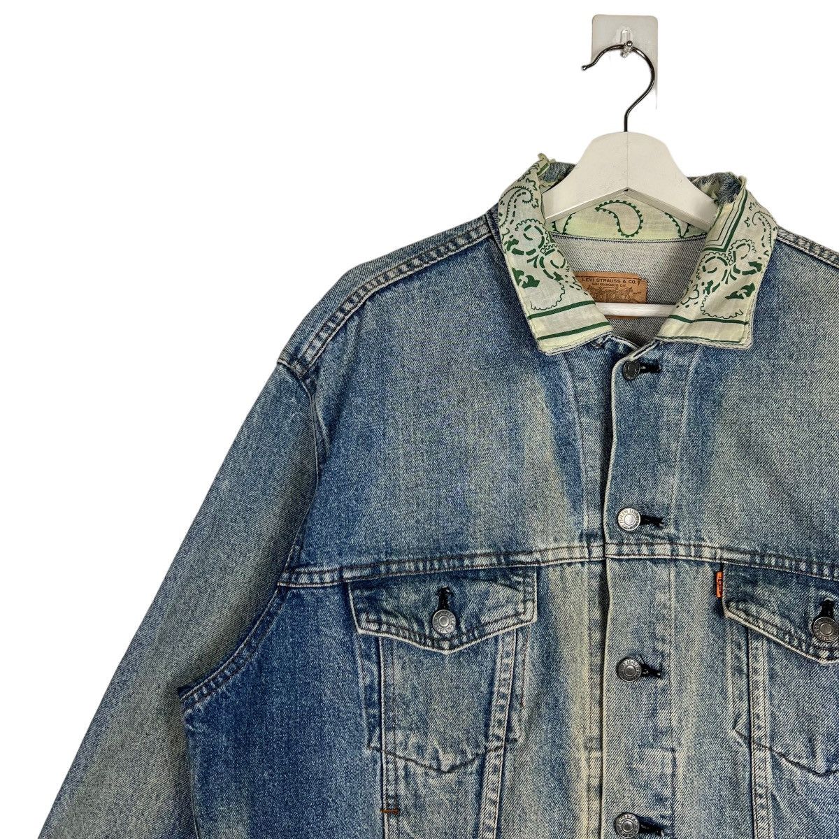 Levi's × Levi's Vintage Clothing 🔥 VINTAGE LEVIS PAISLEY COLAR DENIM TRUCKER JACKET Size US M / EU 48-50 / 2 - 4 Thumbnail