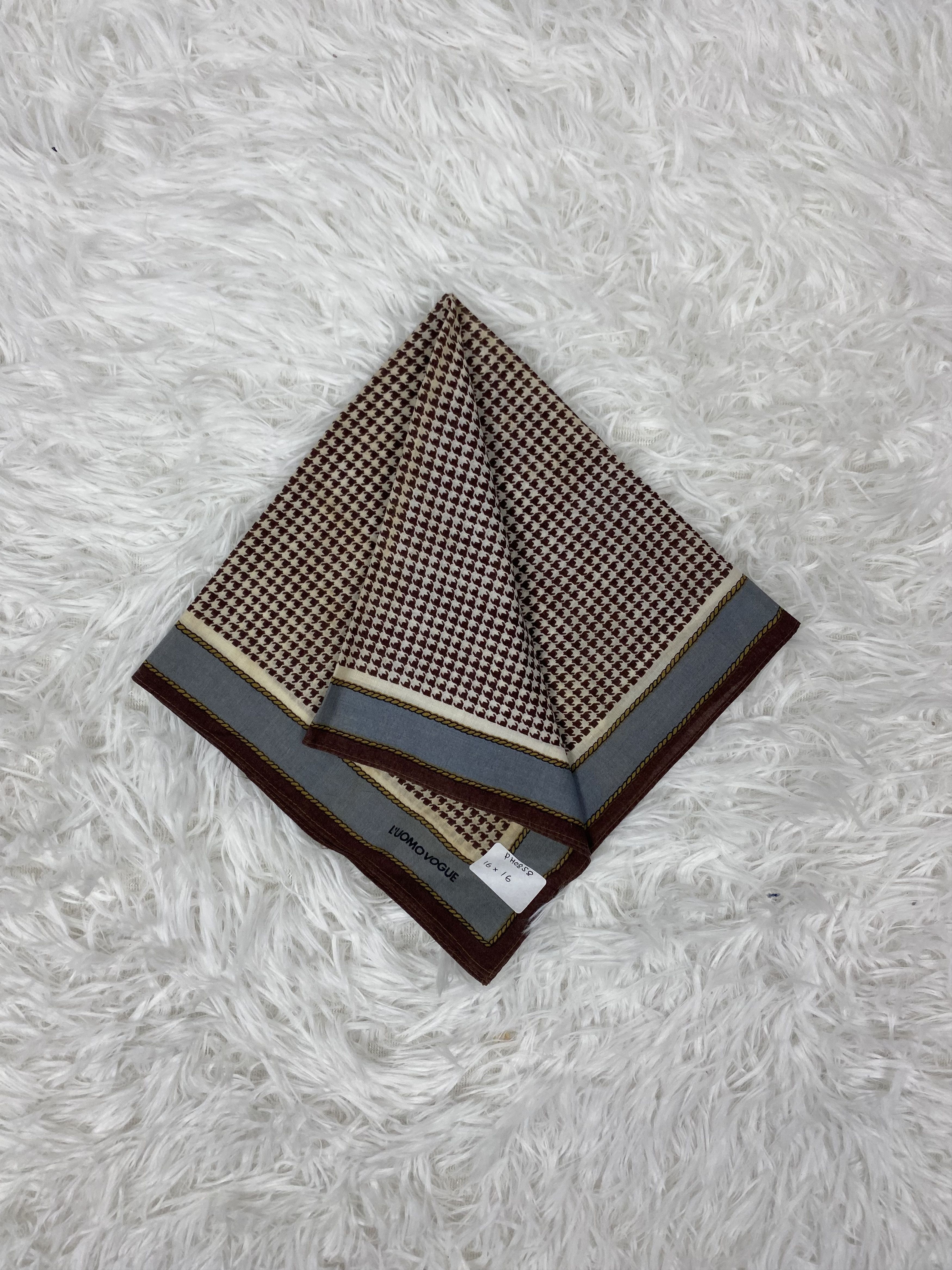 Vintage Vintage L'uomo Vogue Handkerchief Neckerchief PH0858 Size ONE SIZE - 1 Thumbnail