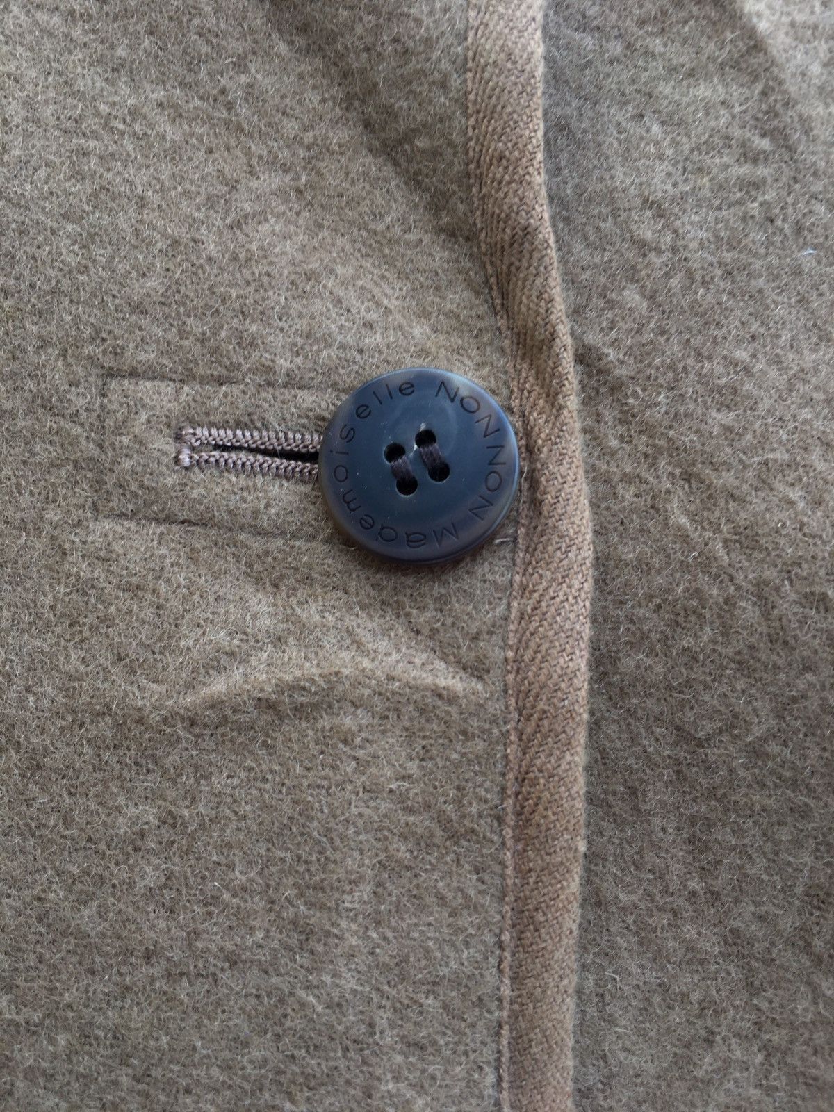 Issey Miyake Rare Vintage Mademoiselle NON NON Wool Jacket Size US L / EU 52-54 / 3 - 7 Thumbnail