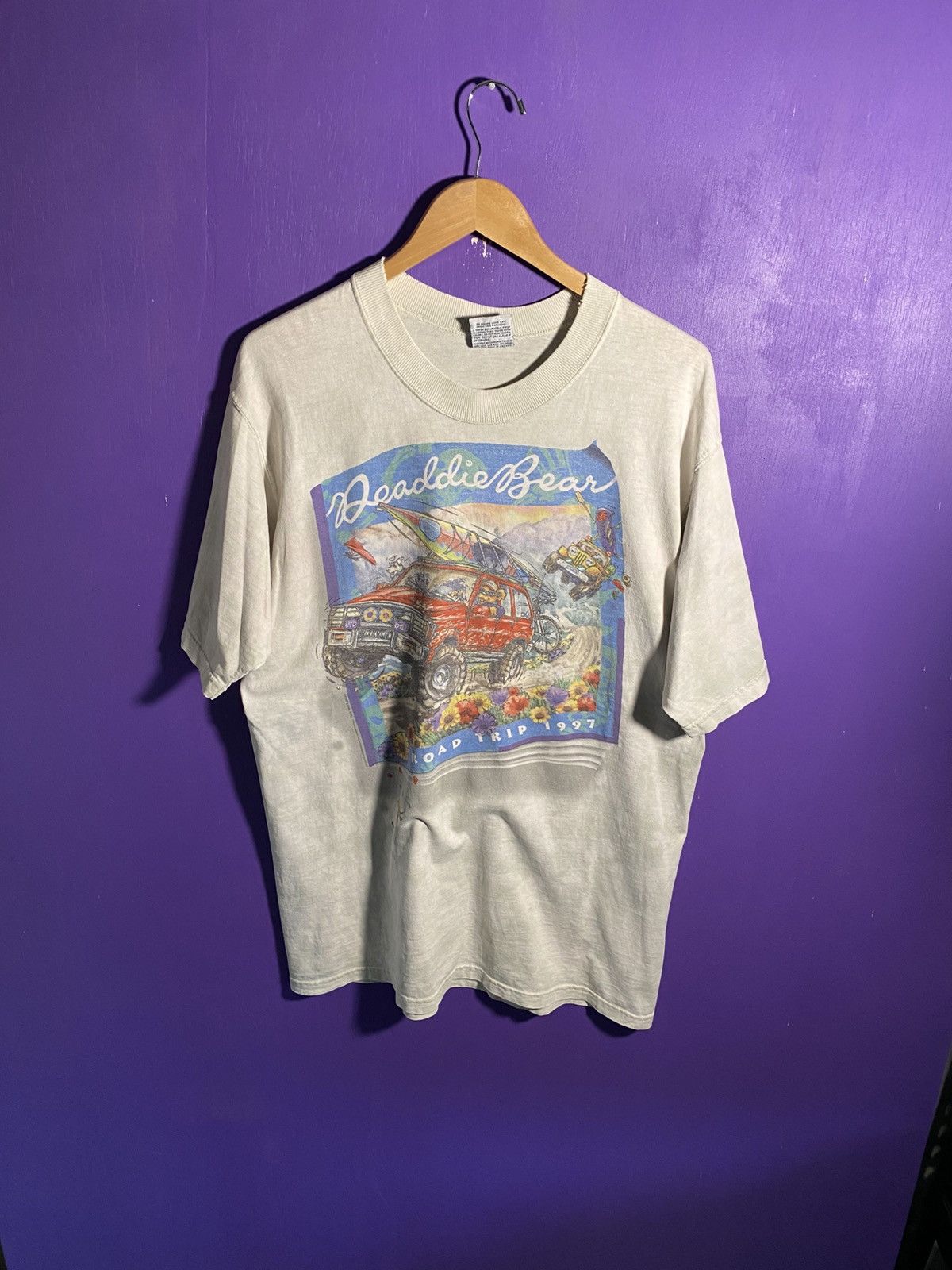 Band Tees Vintage 1997 Deadie Bear grateful dead spinoff t-shirt Size US L / EU 52-54 / 3 - 1 Thumbnail