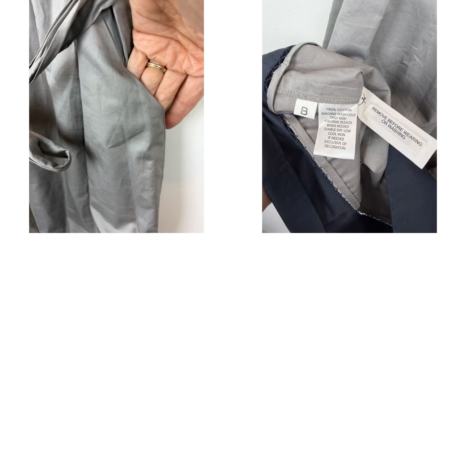 Loft Loft Ann Taylor Gray Sleeveless Wrap Dress Womens Size 14 Belted Waist Office Faux Size XL / US 12-14 / IT 48-50 - 8 Thumbnail