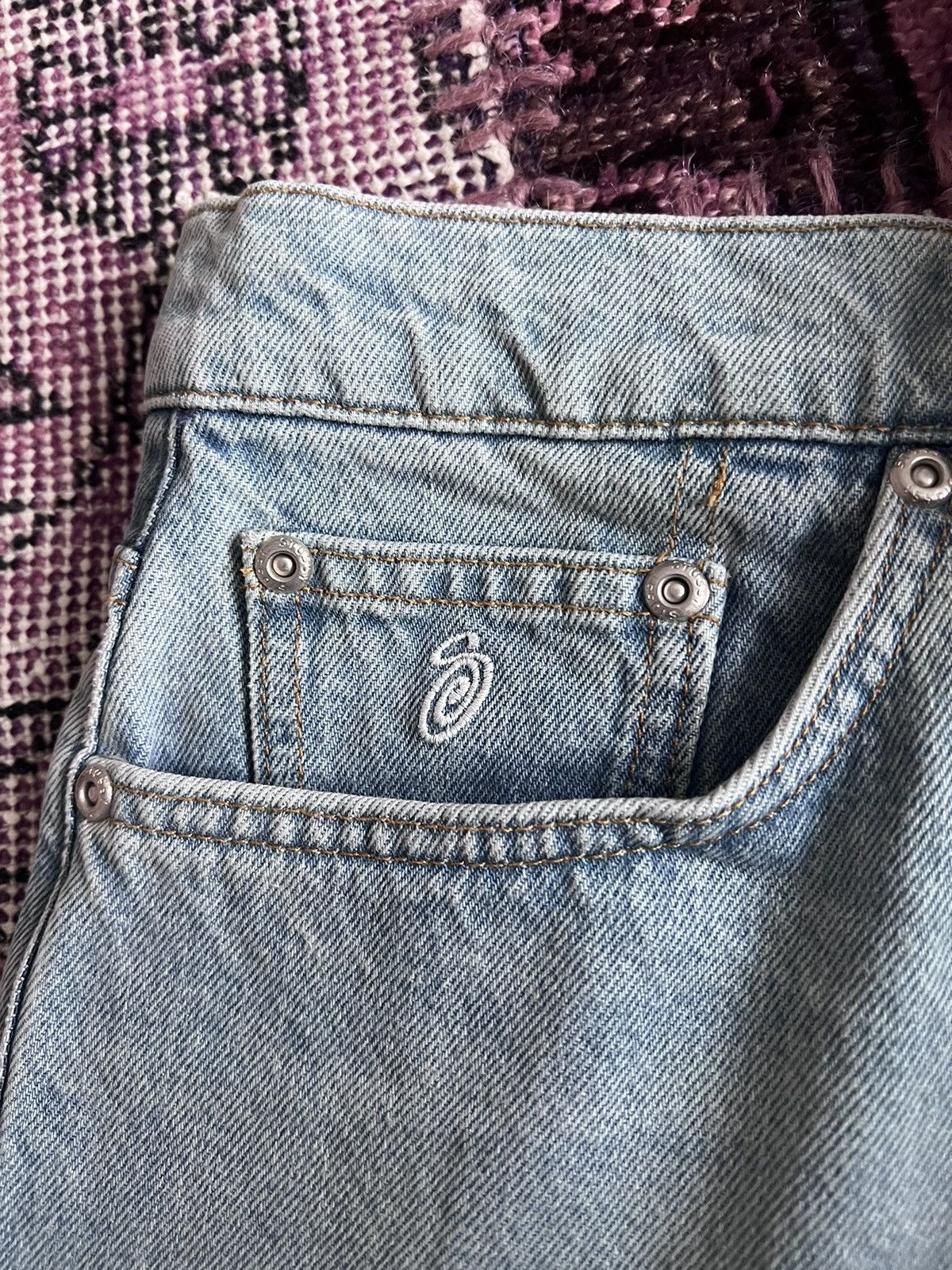 Stussy Stussy washed denim shorts **RARE** Size US 30 / EU 46 - 3 Thumbnail