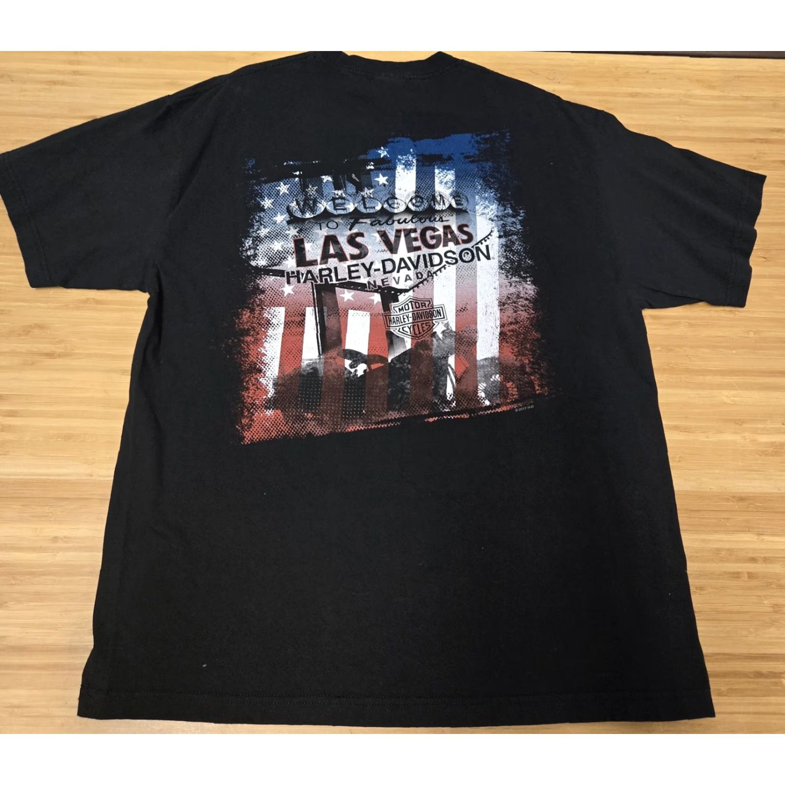 Harley Davidson Harley-Davidson Shirt Mens XL Black Las Vegas Nevada Motorcycle Graphic 2017 Size US XL / EU 56 / 4 - 4 Thumbnail