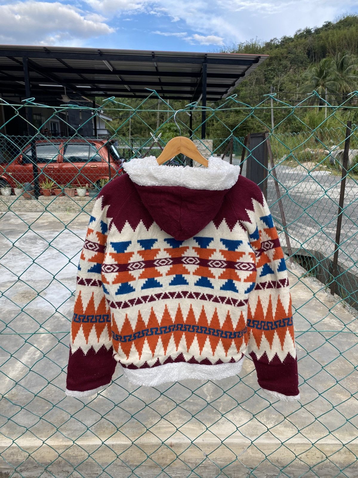 Aztech Mountain × Japanese Brand Dewdrop aztech sherpa duffle jacket Size M / US 6-8 / IT 42-44 - 2 Thumbnail