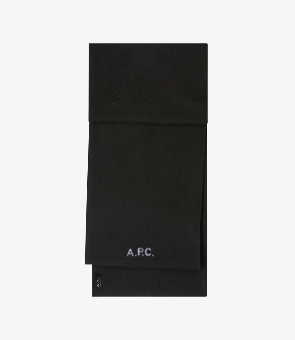 A.P.C. o1mle1125 Size: OS / Unisex William Scarf in Black Size ONE SIZE - 1 Preview