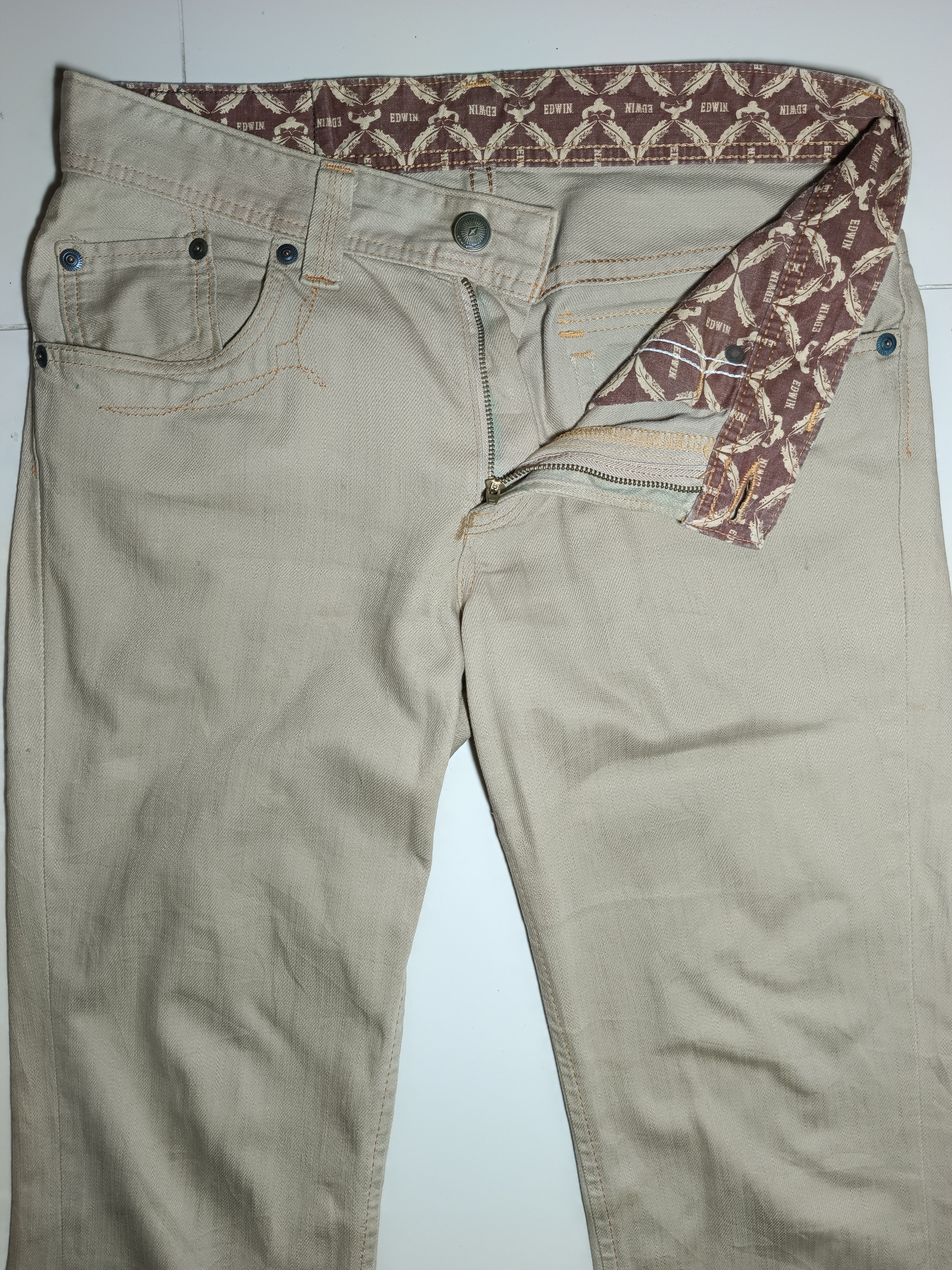 Edwin × If Six Was Nine × Le Grande Bleu (L.G.B.) EDWIN EXCLUSIVE NAVAJO LEATHER POCKET JEANS Size US 32 / EU 48 - 10 Thumbnail