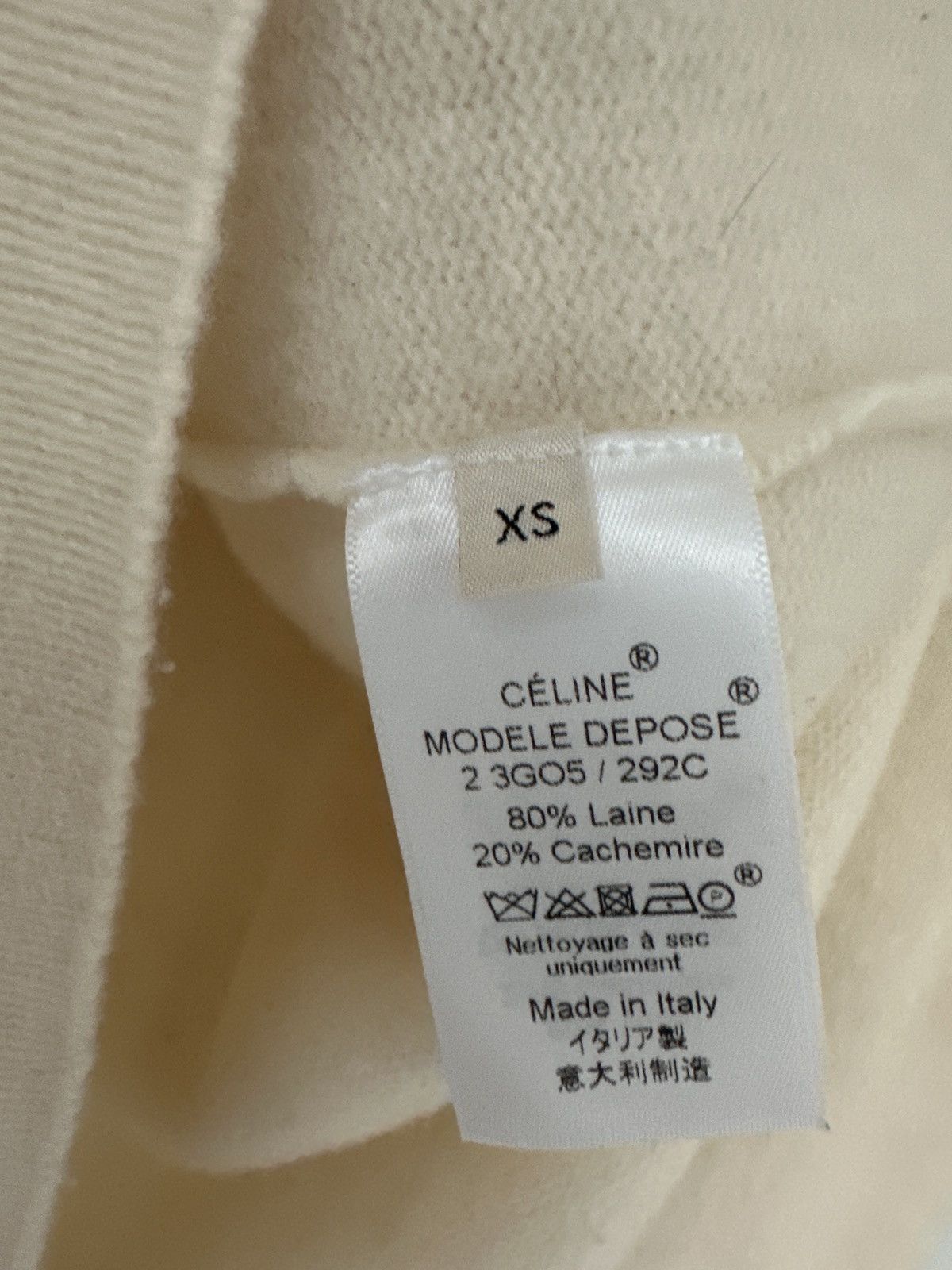 Celine Celine 2018 Phoebe Philo Hooded Cashmere & Wool Sweater Size XS / US 0-2 / IT 36-38 - 5 Thumbnail