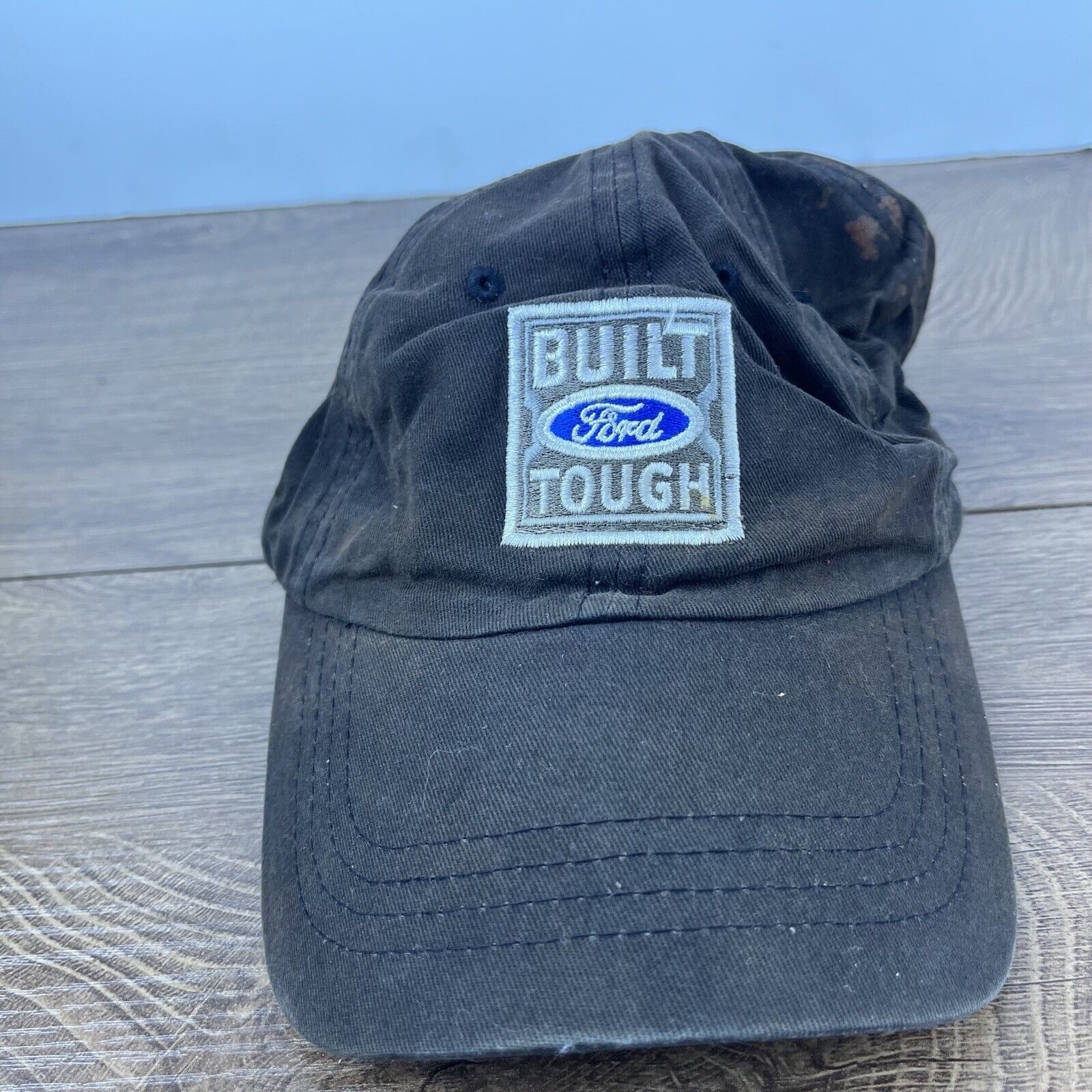 Ford Ford Hat Built Ford Tough Hat Brown Cap Adjustable Brown Adu Size ONE SIZE - 1 Thumbnail