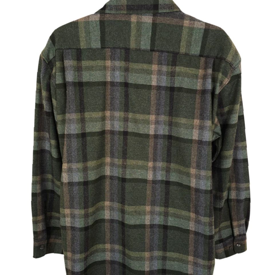 Vintage Manchester Wool Board Shirt Mens Size Large Green Plaid Size US L / EU 52-54 / 3 - 4 Thumbnail