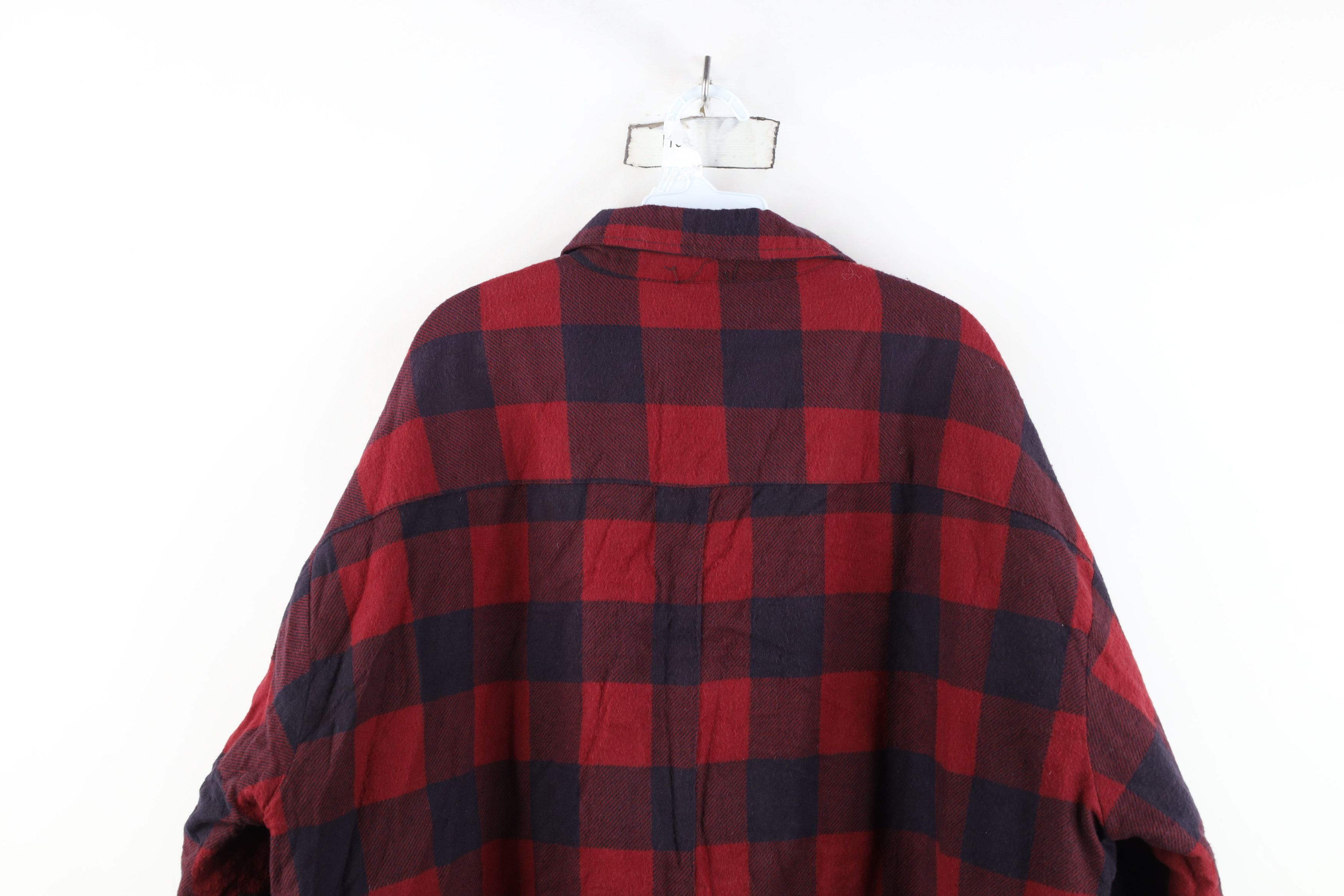Vintage Vintage 90s Y2K Streetwear Flannel Button Shirt Jacket Jac Size US XXL / EU 58 / 5 - 15 Thumbnail