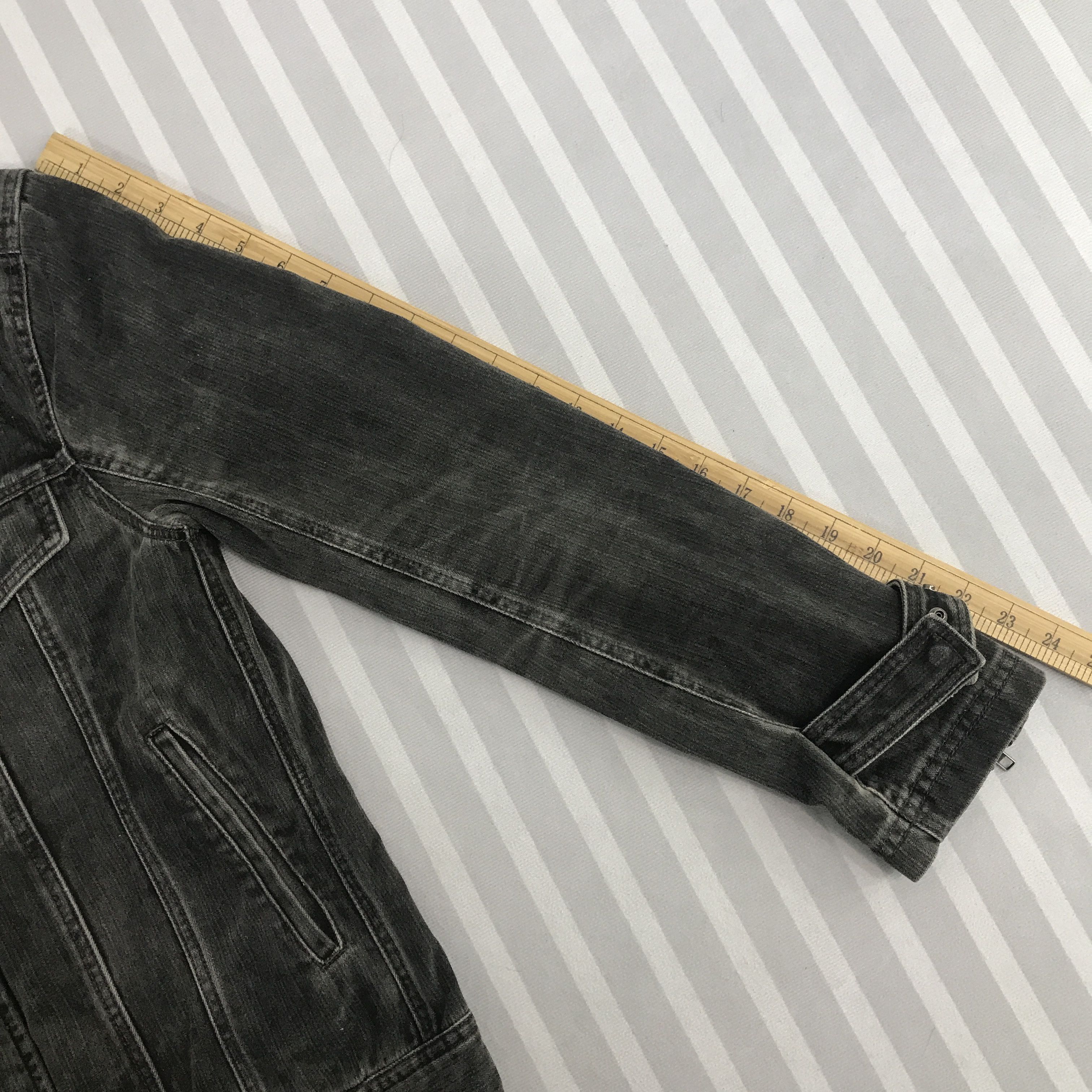 Japanese Brand × L7 Real Hip Vintage L7 Real hip Black Denim punk Jacket Size US M / EU 48-50 / 2 - 6 Thumbnail