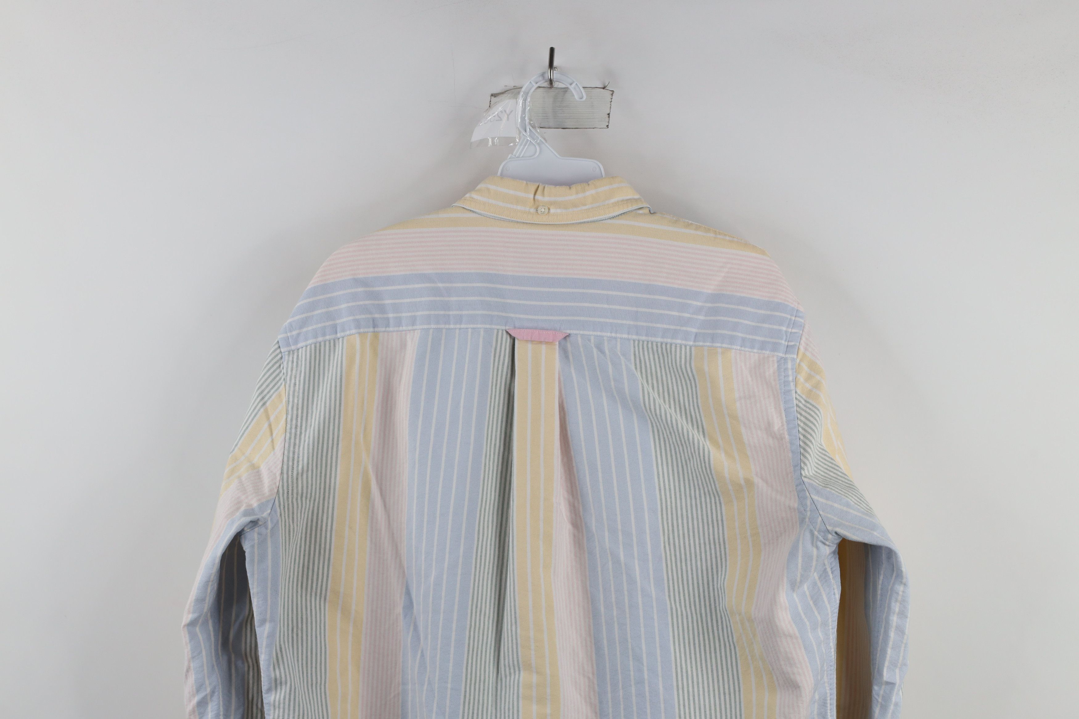 Brooks Brothers Brooks Brothers Red Fleece Pastel Striped Button Down Shirt Size US L / EU 52-54 / 3 - 10 Thumbnail