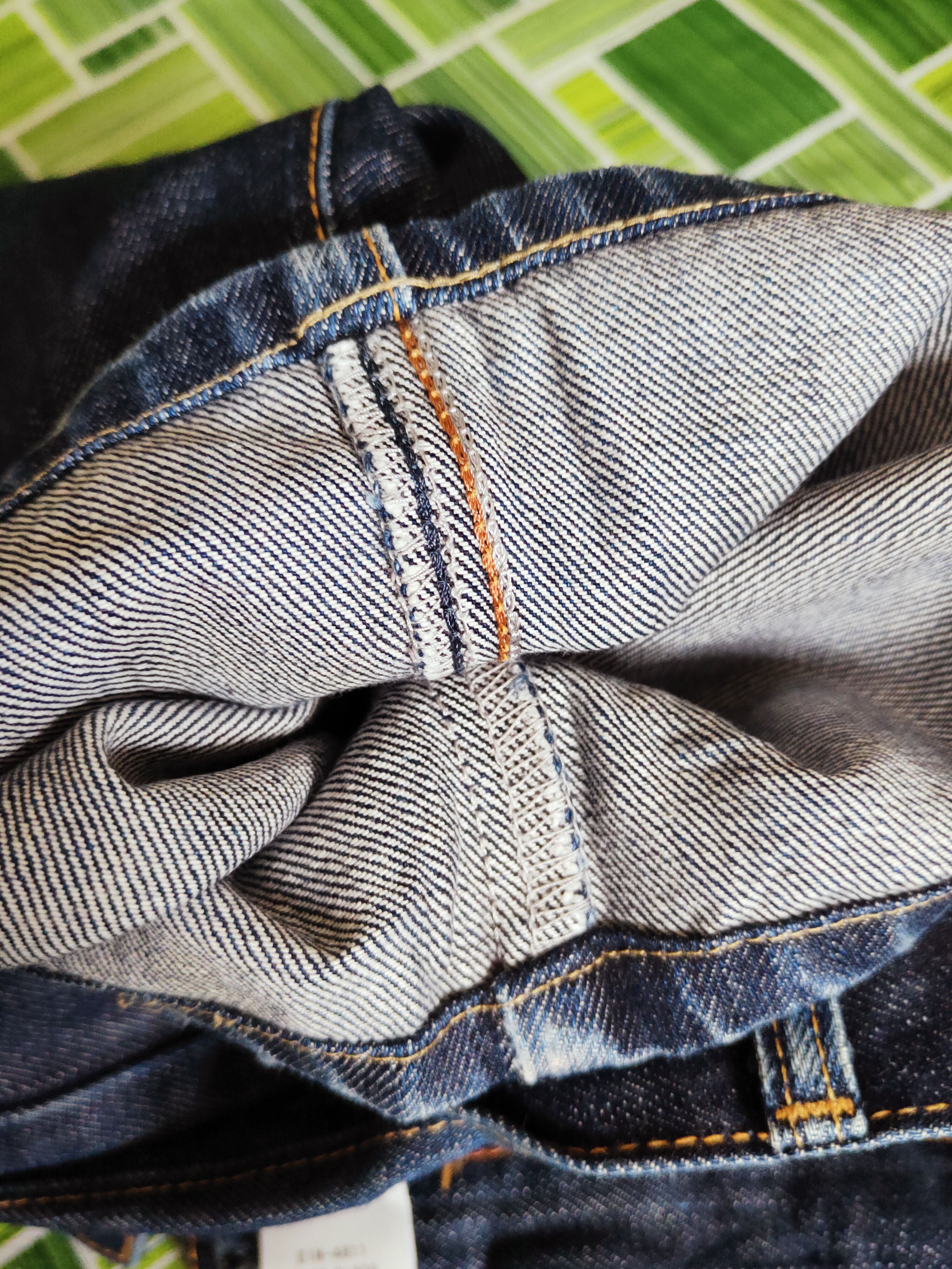 Edwin Edwin Dark Blue Distressed Ripped Jeans #S2736 Size US 34 / EU 50 - 14 Thumbnail
